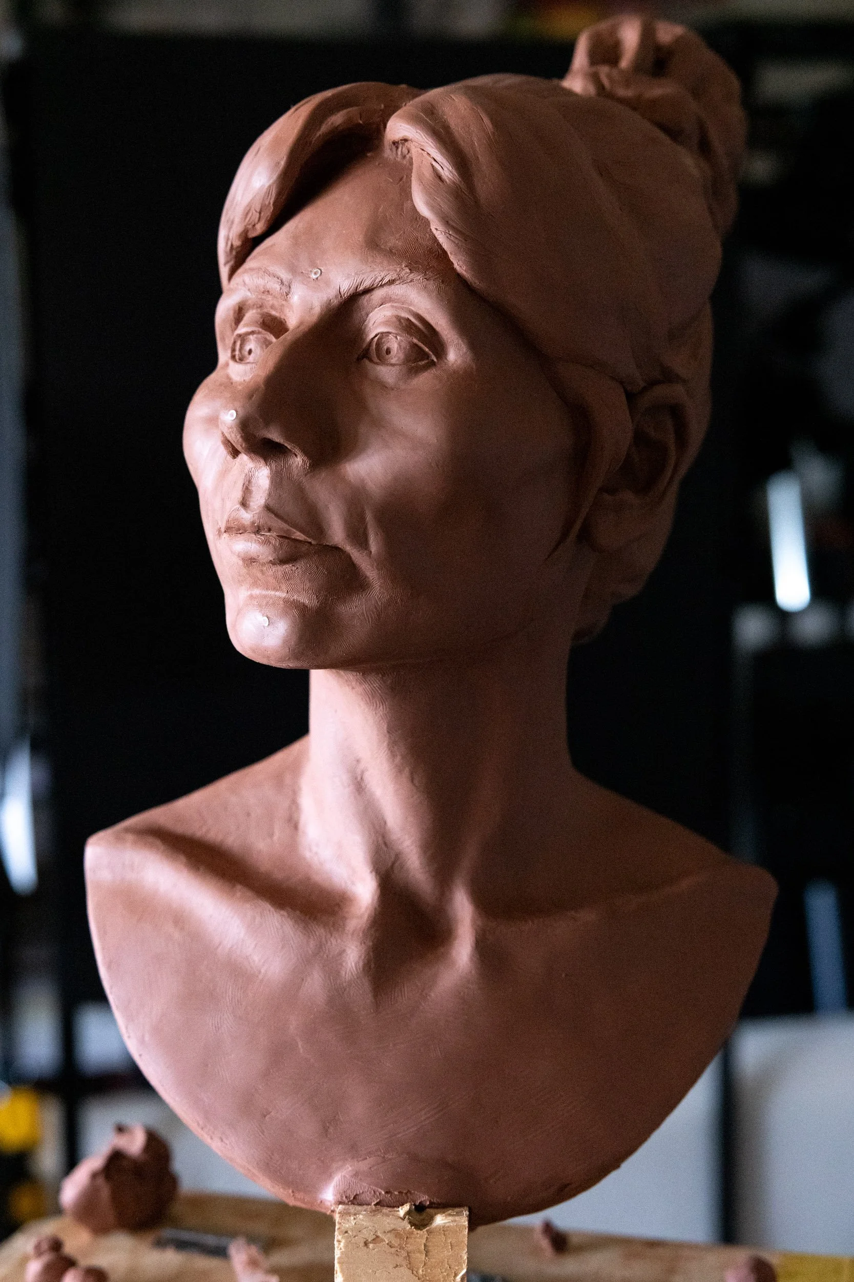 Portrait Sculpture: Work in Progress