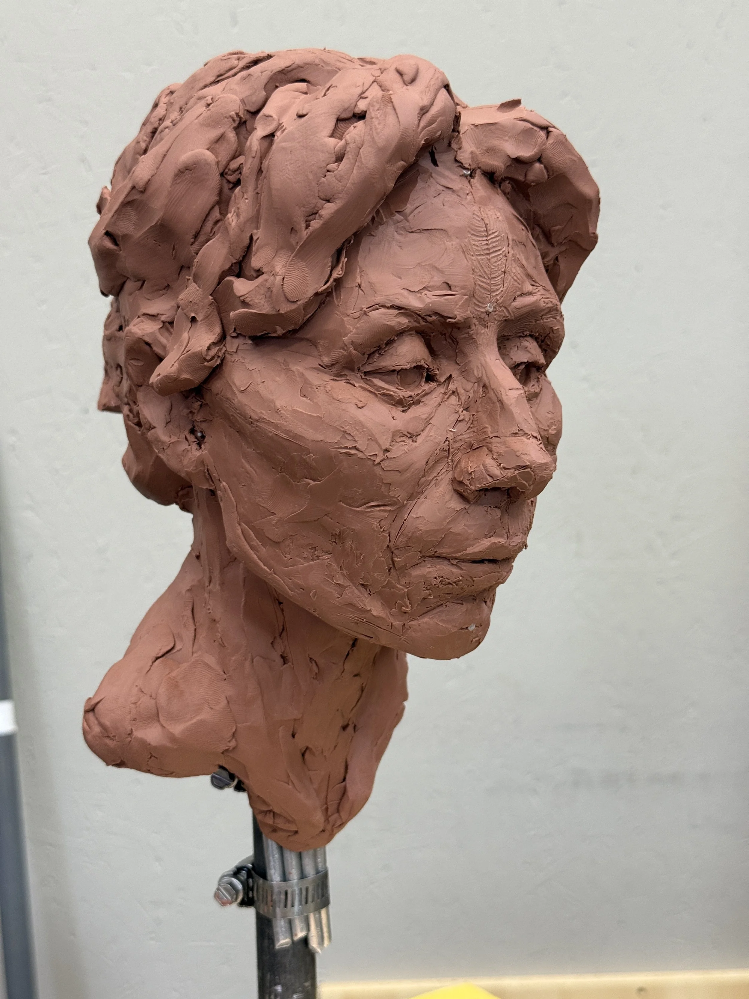 Portrait Sculpture: Work in Progress