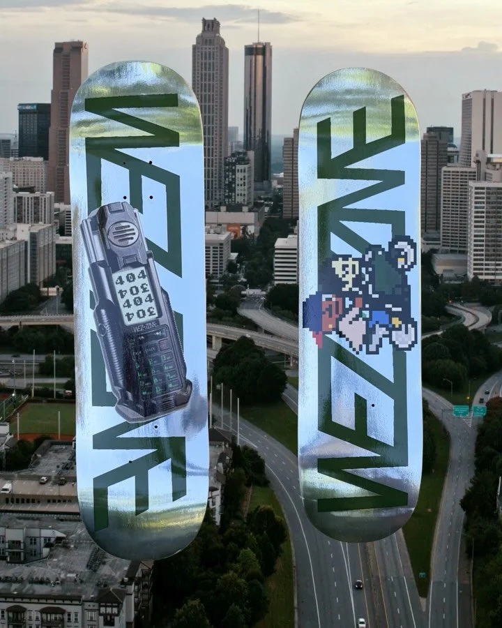 inspired by my favorite action movie
skate decks pt. 2
special thanks to @baltimore.board.brewery 

WEZ-RME.com