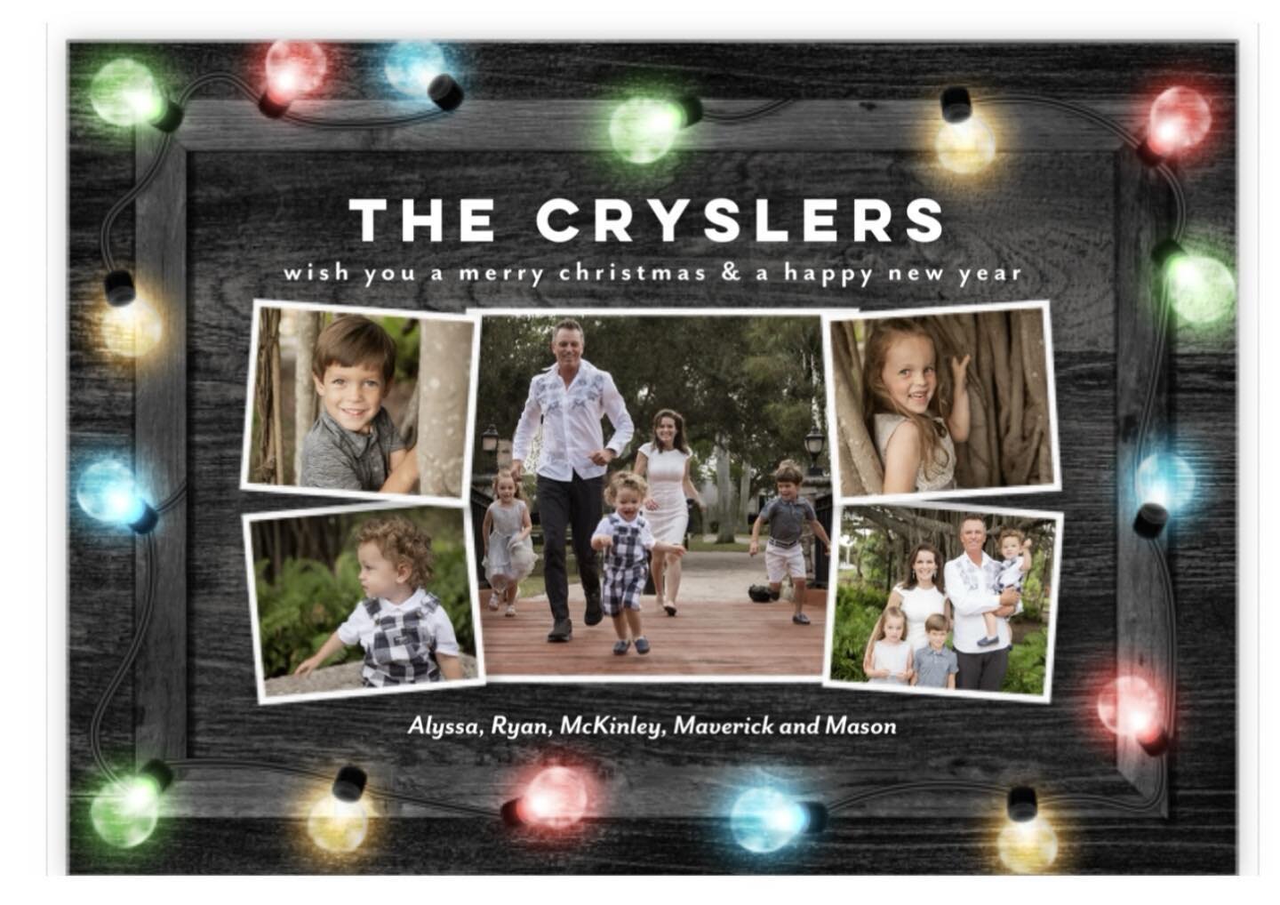 Merry Christmas from The Cryslers!