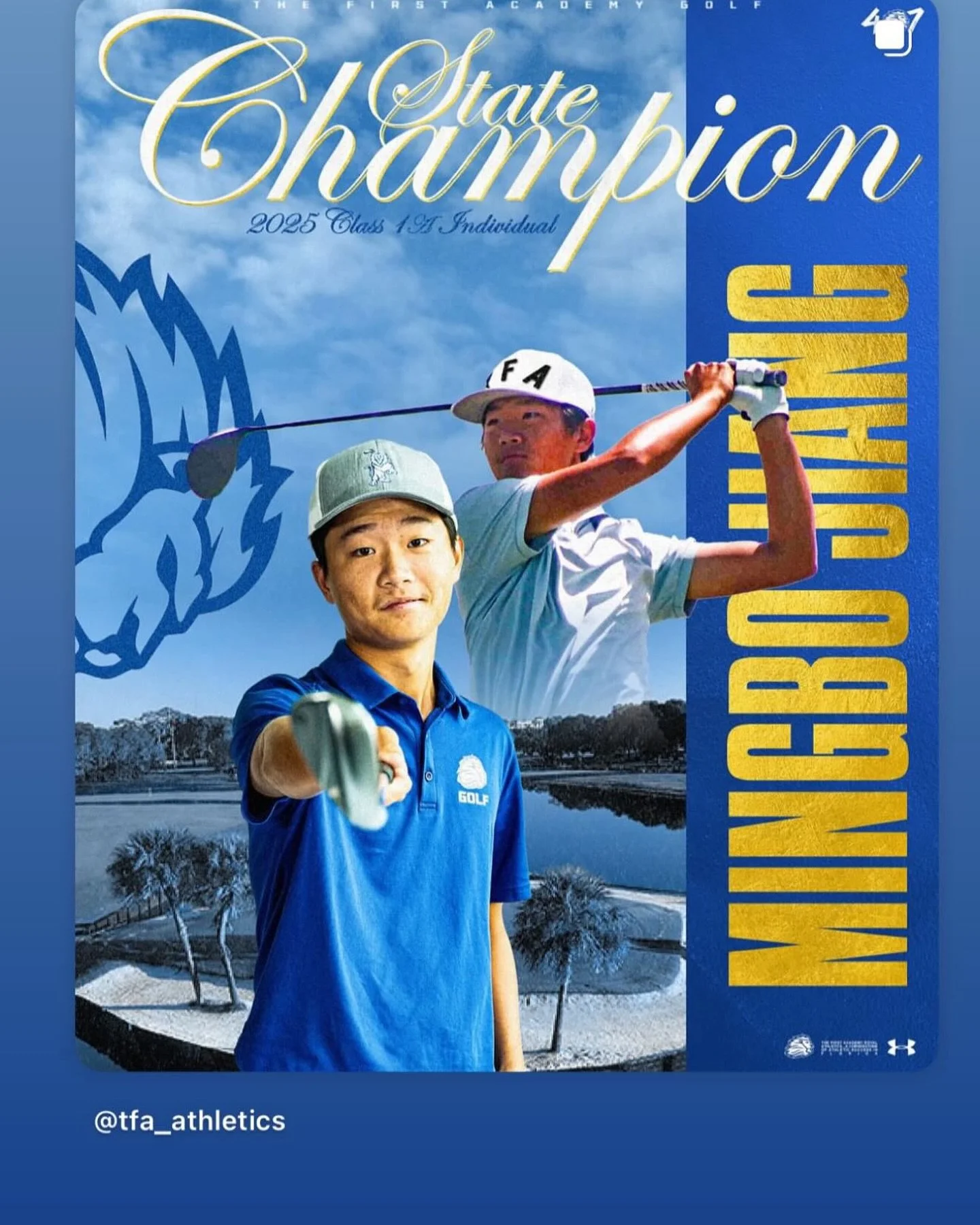 Love to see another W on this course @mingbojiang08.  Check the leaderboard @golfdigest