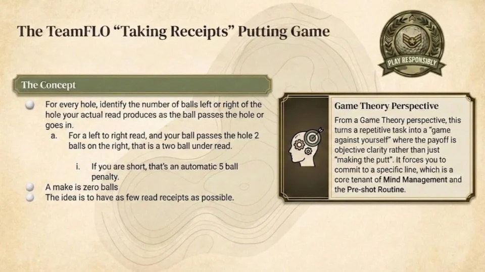 Here&rsquo;s the Taking Receipts putting game we mentioned in th latest #SonOfAButch Podcast with @claudeharmon3. Listen with that link in the bio!