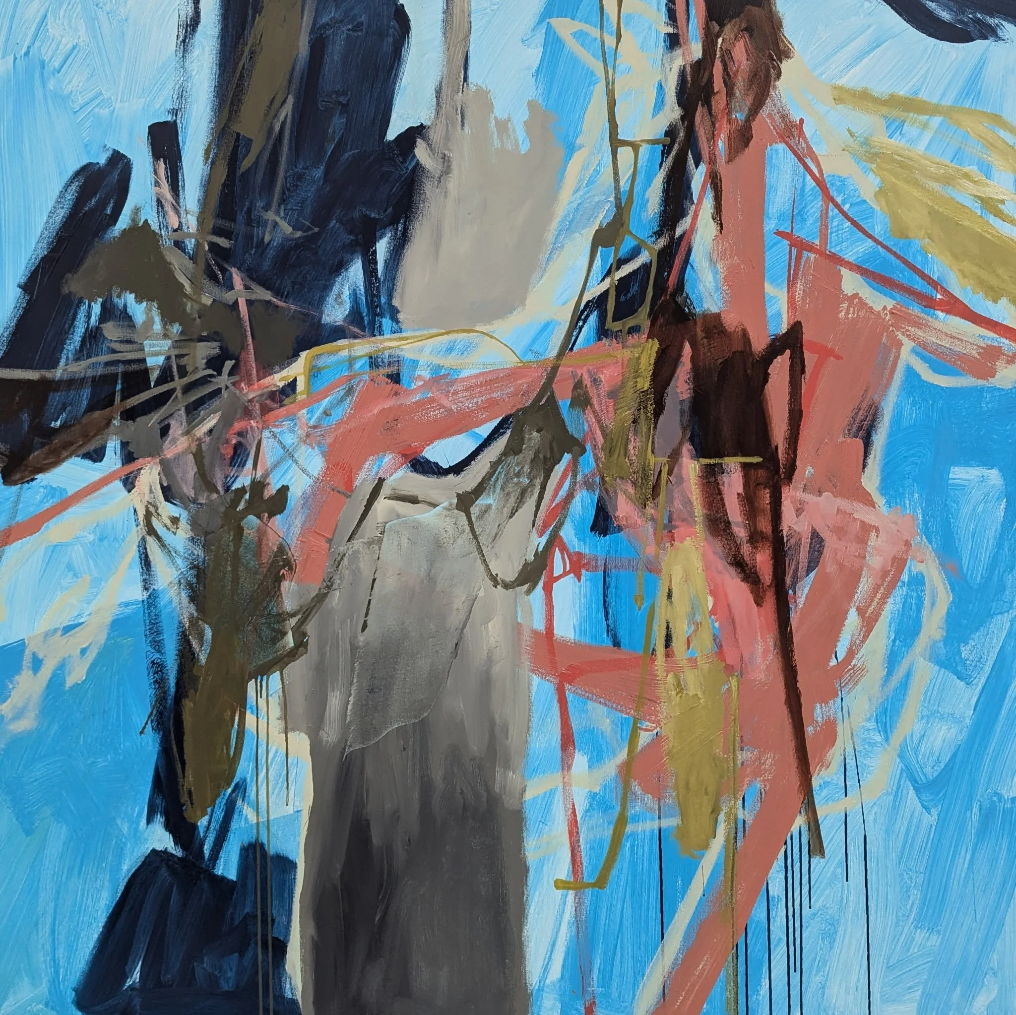  Galloping 
 
60 x 60"
 
Acrylic on canvas
 
$14,400
 
Location: Russell | Armstrong Gallery