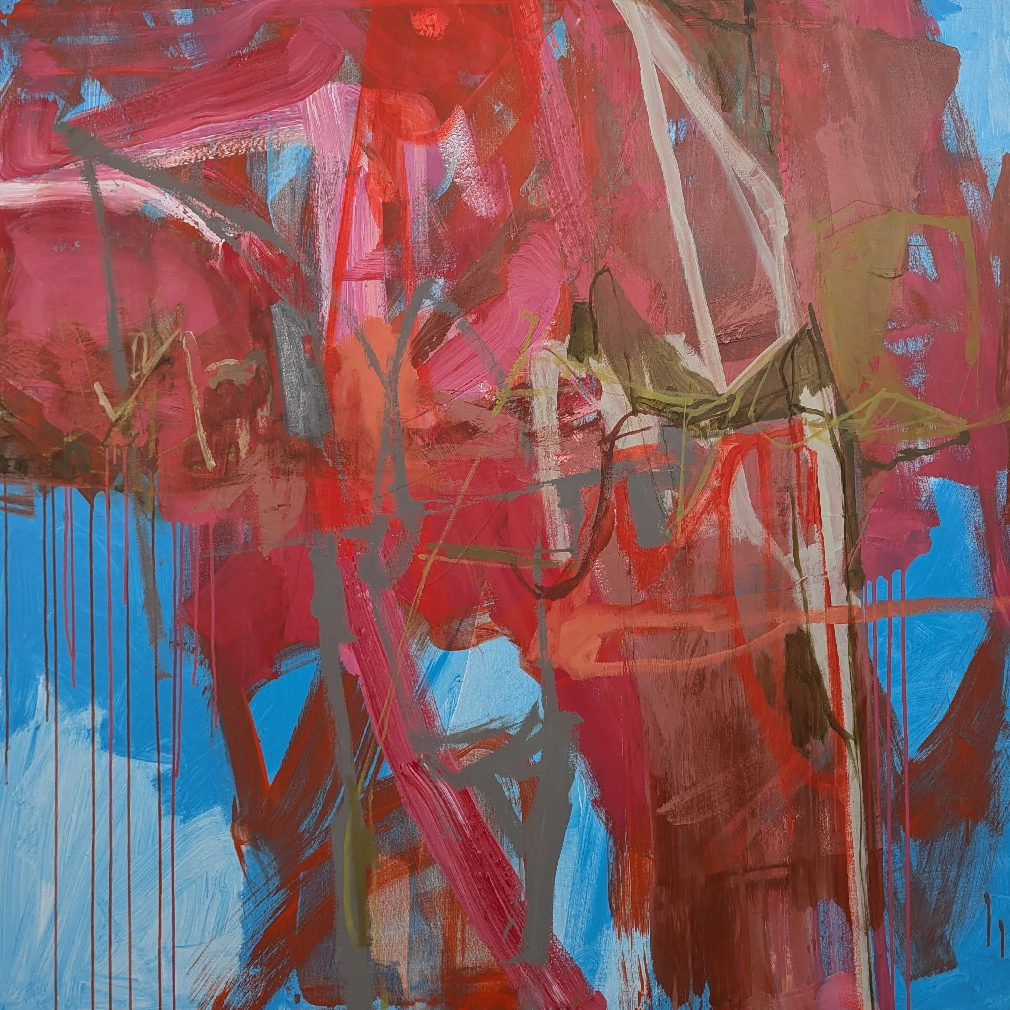  Wide Open 
 
60 x 60"
 
Acrylic on canvas
 
$14,000
 
Location: Russell Armstrong Gallery