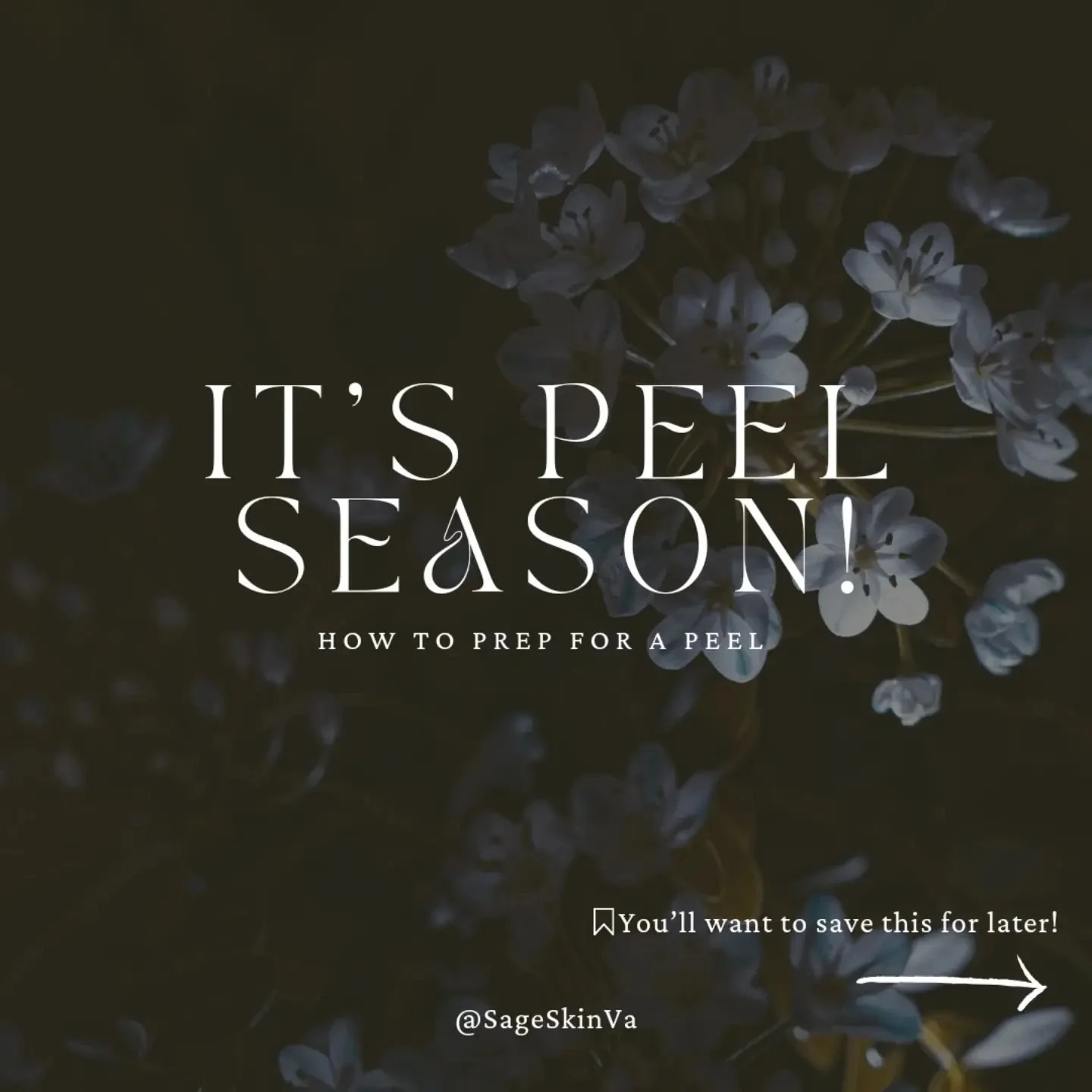 Ready to take your skin to the next leve this fall? Peels can work wonders, but it's important to ensure your skin is properly prepped and ready for them. ✨️

Start by coming in for an appointment so that we can adjust your skincare to prep for peels
