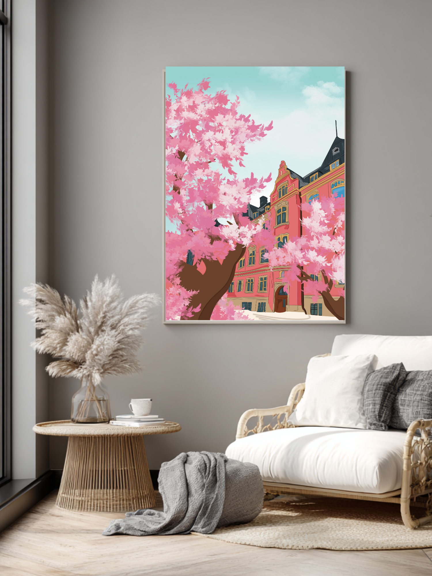 Spring Stockholm interior poster