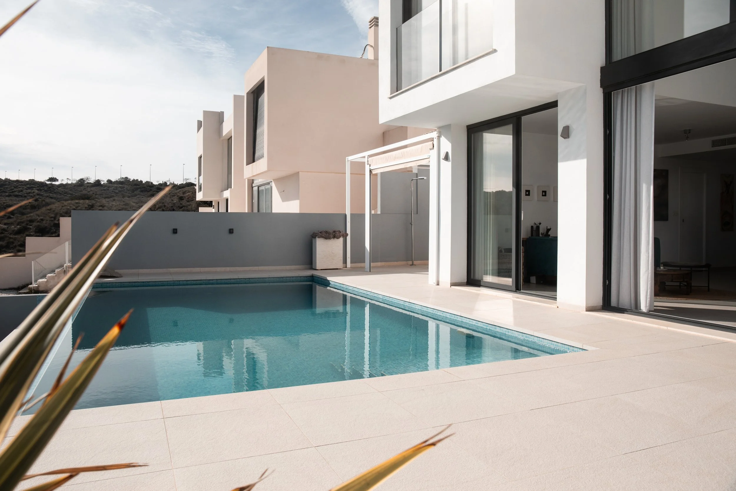 Tactile 2D landscape plan by Studio Property & Object: connecting indoors and outdoors, from landscape to interior.