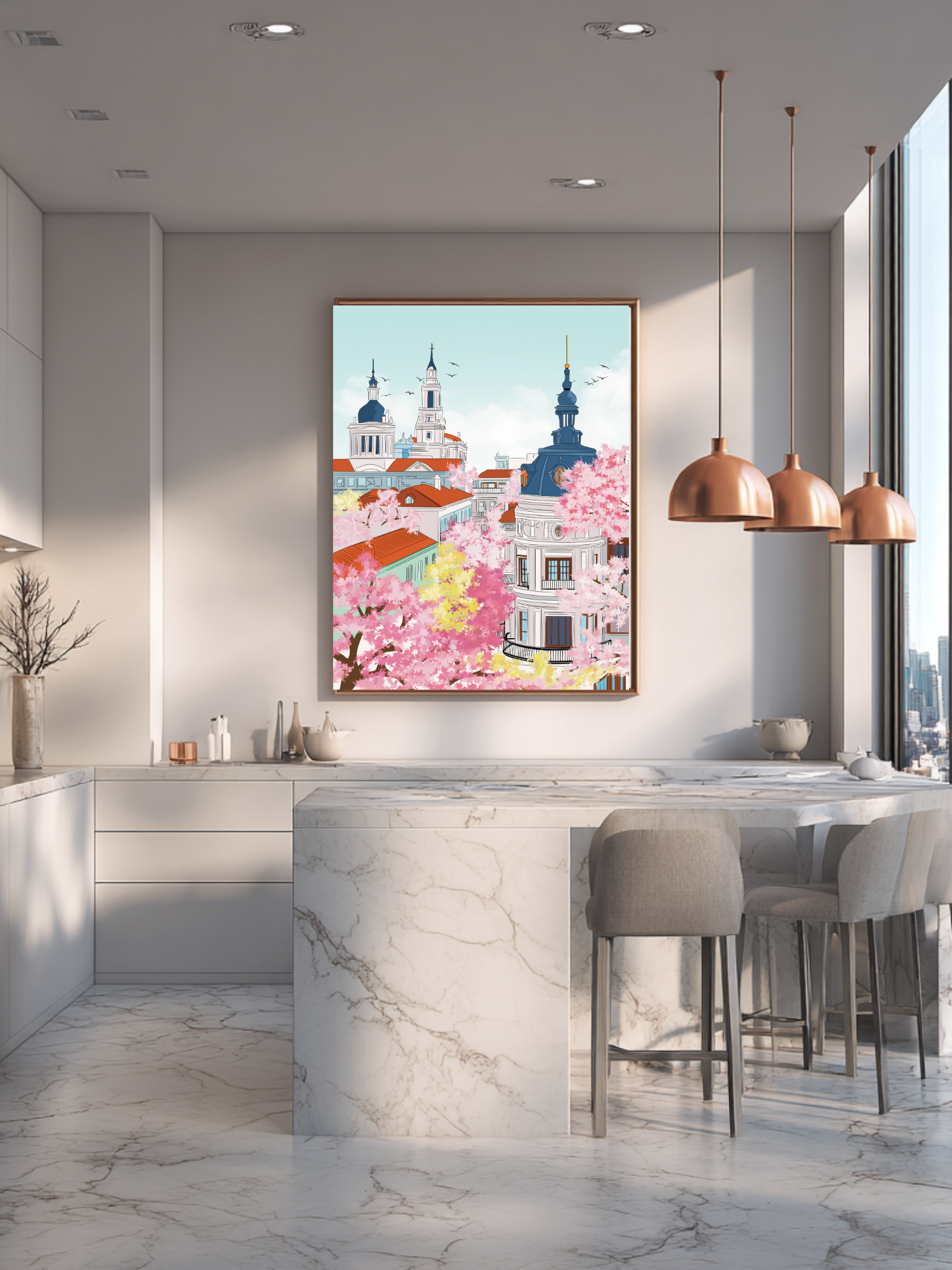 Spring Madrid interior poster