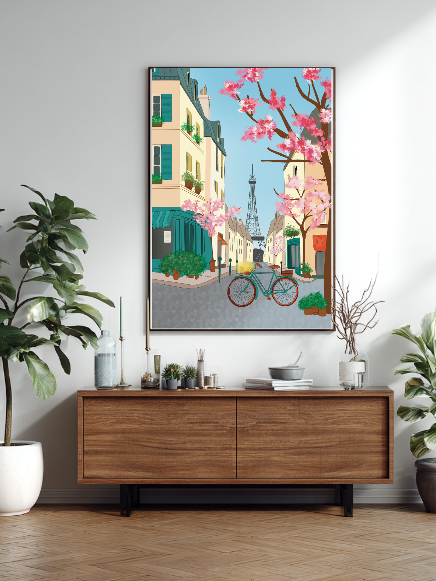 Spring Paris interior poster