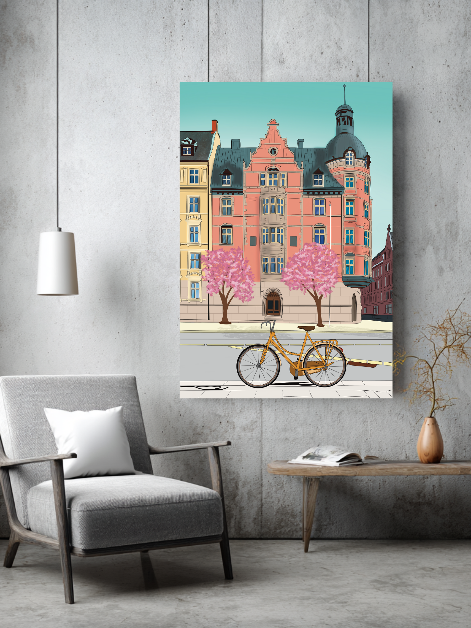 Spring Copenhagen interior poster