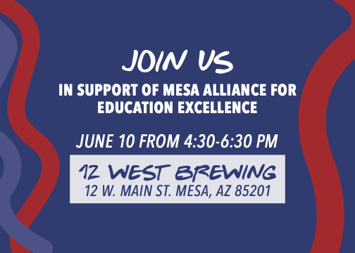 Mesa Education PAC Fundraiser Flyer 2026