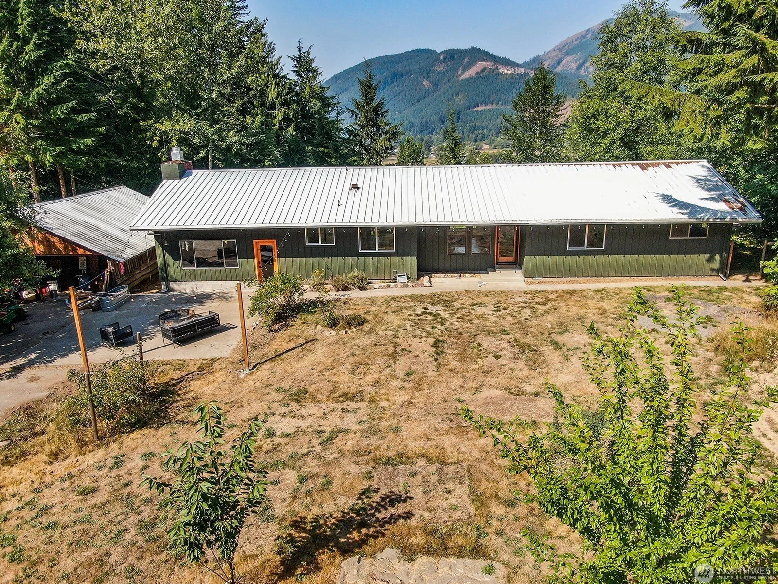 Sold - Morton Home On Acreage with Waterfall