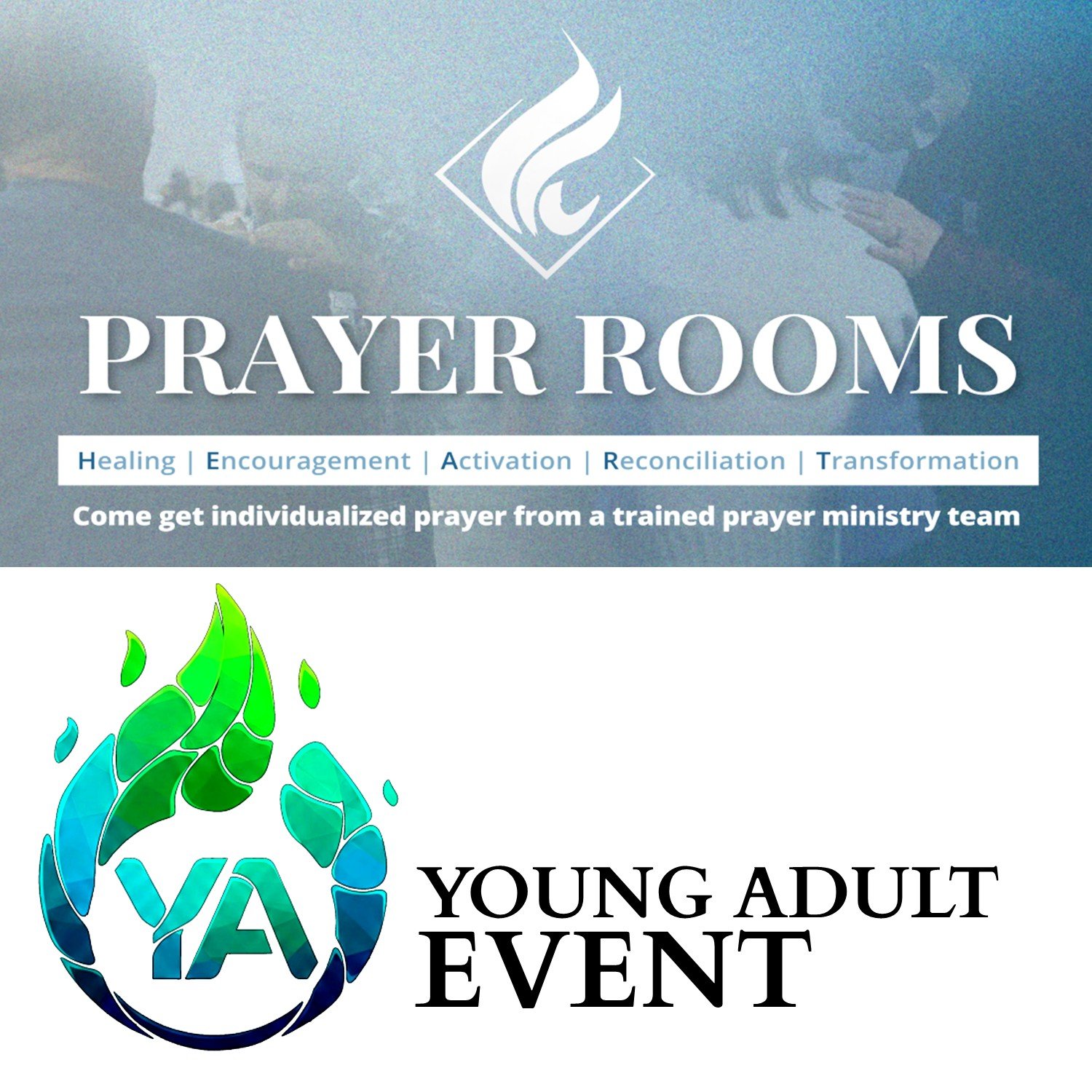 PPRAYER ROOMS (On Campus) Young ADULT KNOTTS TRIP (off campus)