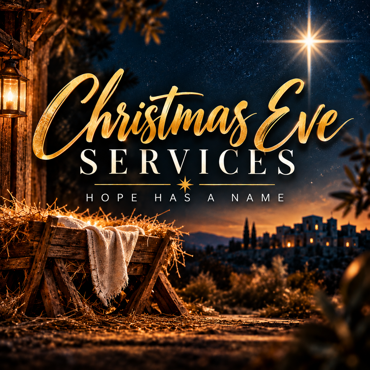 CHRISTMAS EVE SERVICES 4pm, 7pm &amp; 11pm (11pm will be held outside)