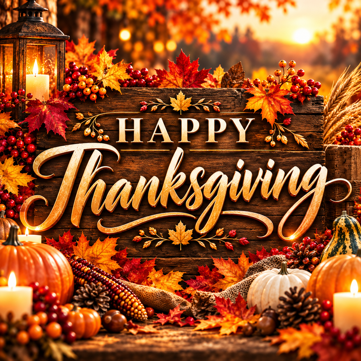 HAPPY THANKS GIVING