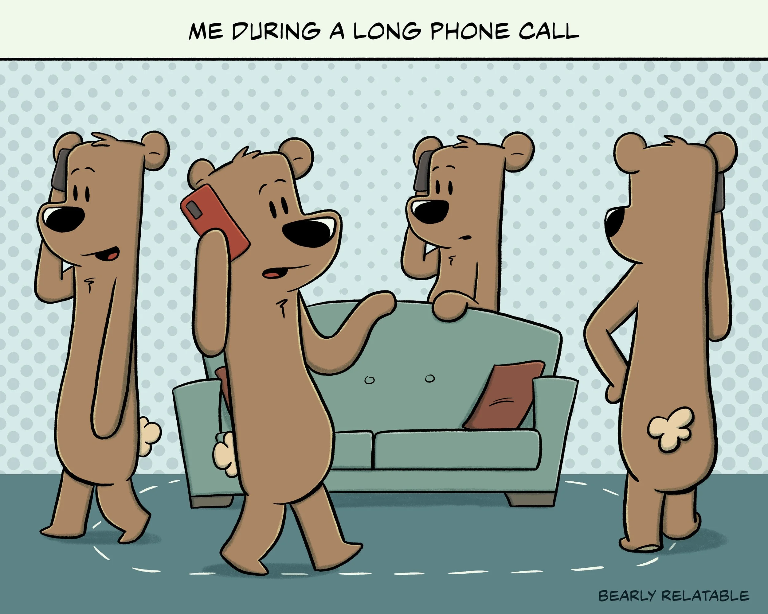 Pacing on the Phone