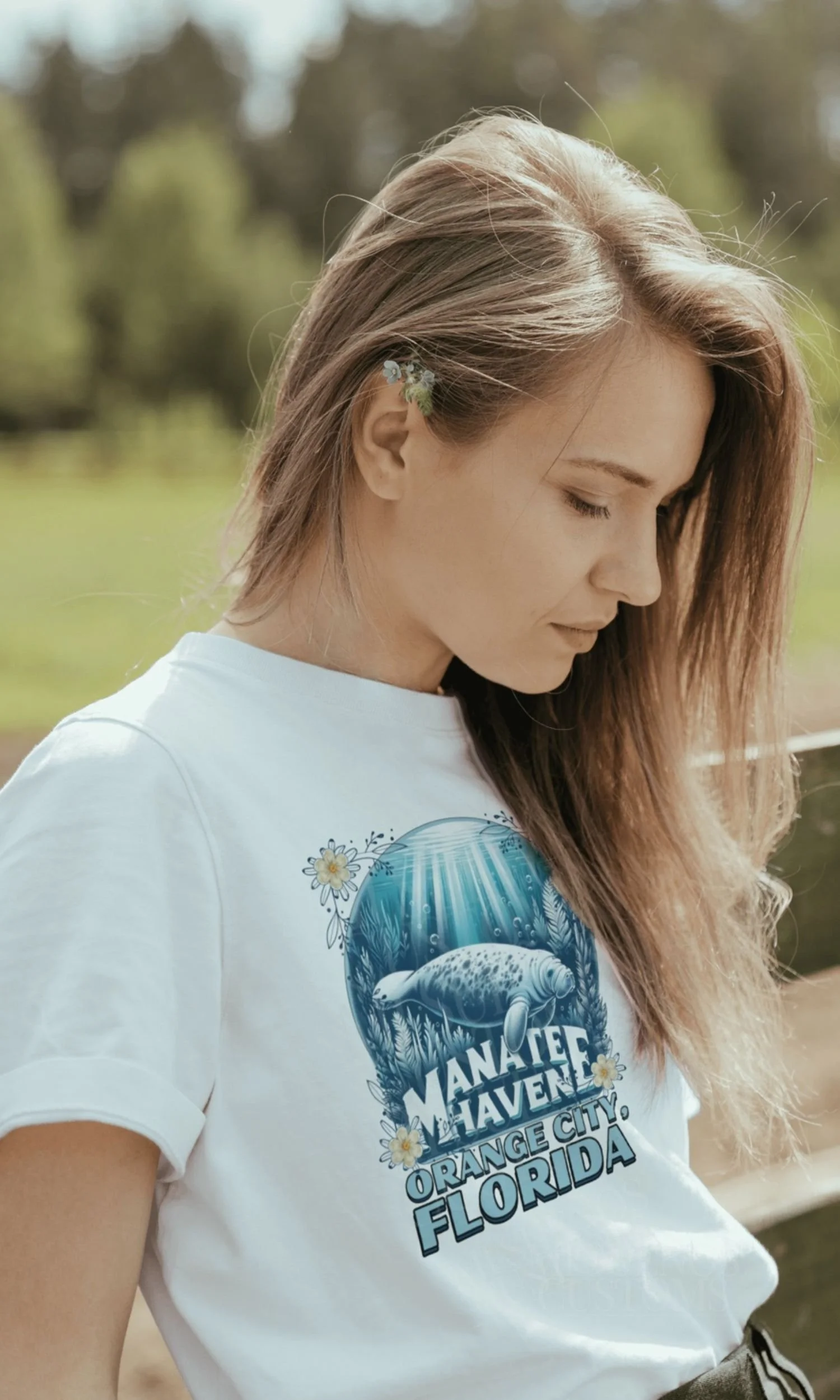 Manatee Orange City Unisex T-Shirt