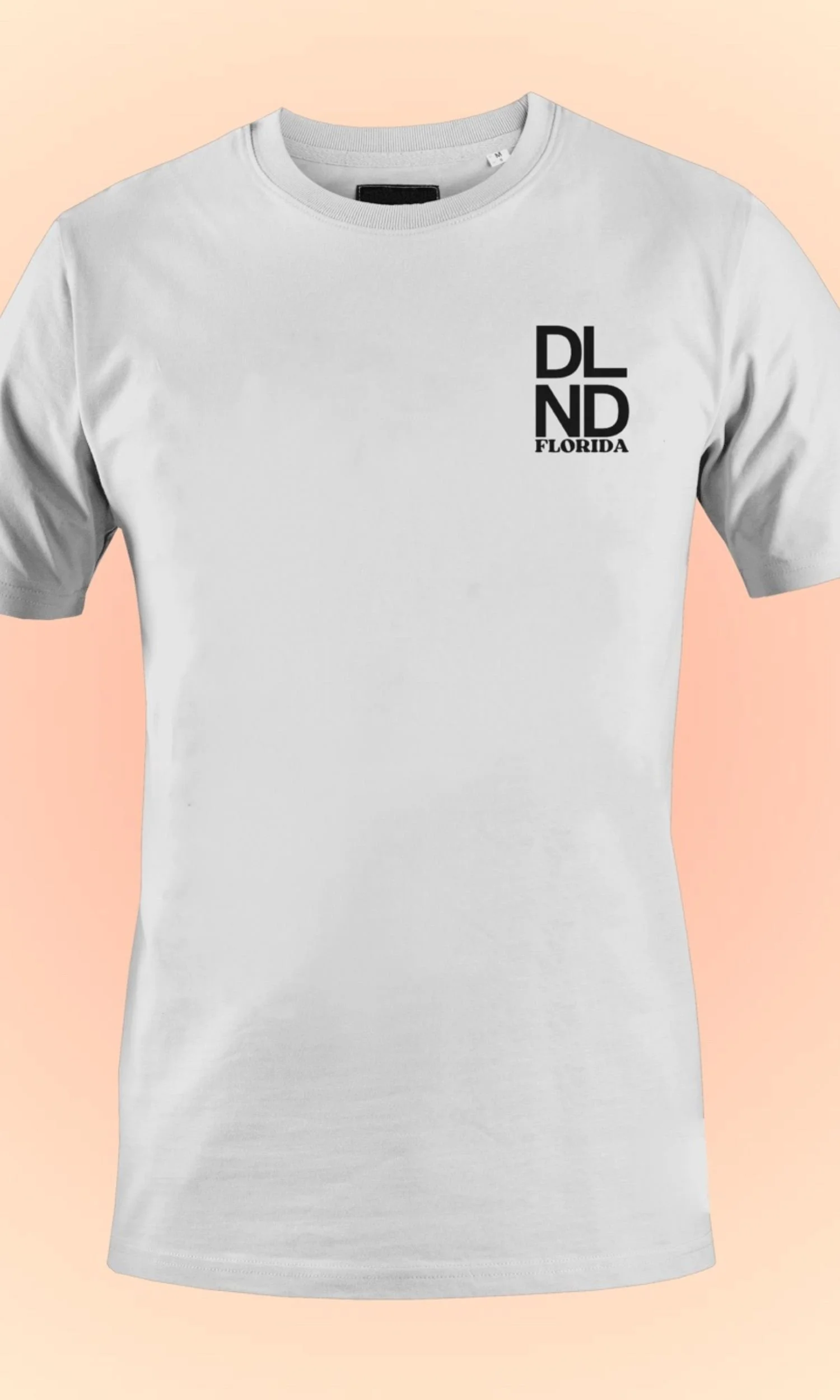 DLND T-Shirt, Florida Apparel, Minimalistic T-Shirt, Casual Wear, Custom Graphics, Made to Order, Unisex Tee, Stylish Florida Clothing, Summer Fashion, Beachwear