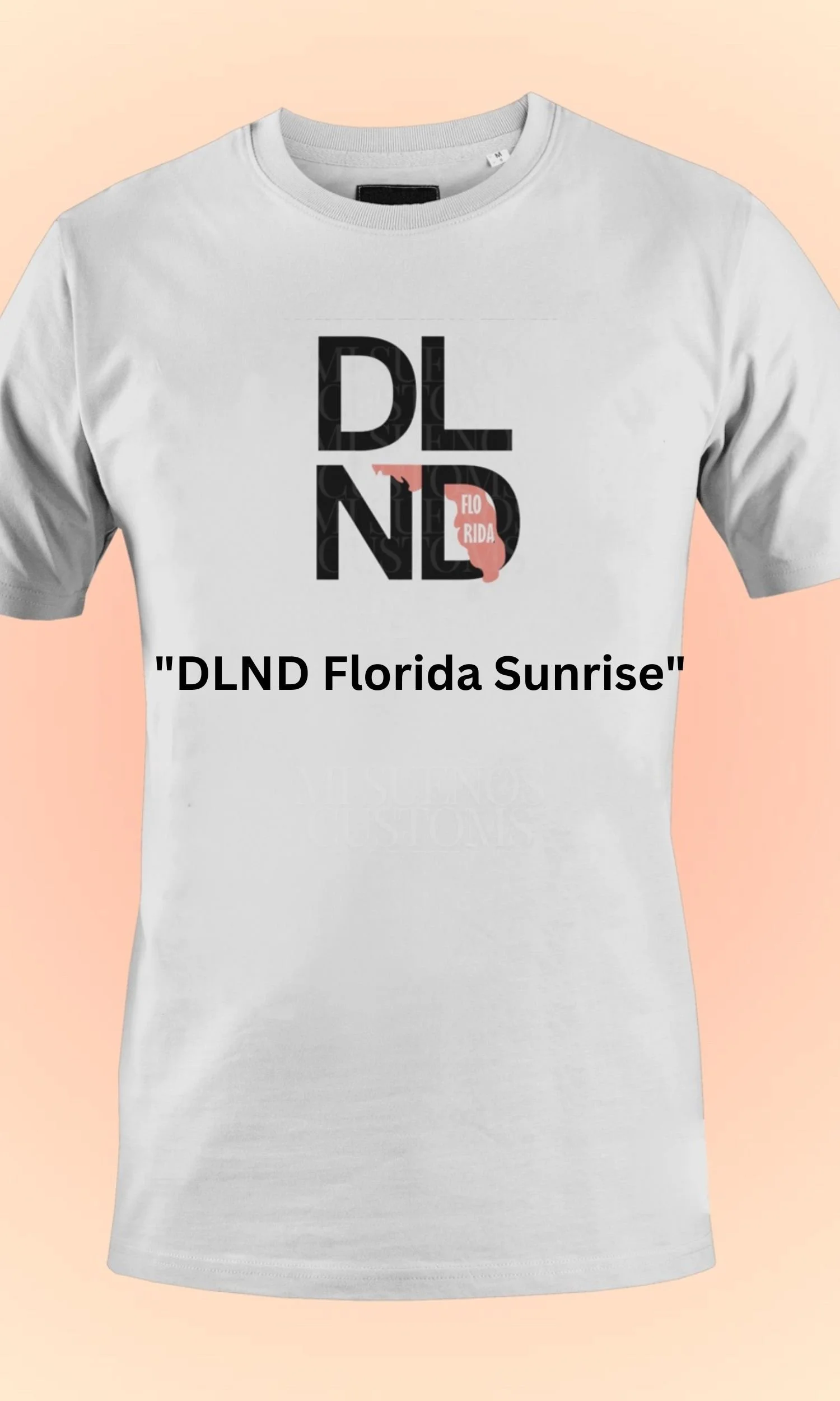 DLND T-Shirt, Florida Sunrise Shirt, DeLand Apparel, Graphic Tee, Unisex T-Shirt, Florida Pride Clothing, Sustainable Cotton Tee, DLND Clothing, DeLand FL Shirt, Casual Streetwear