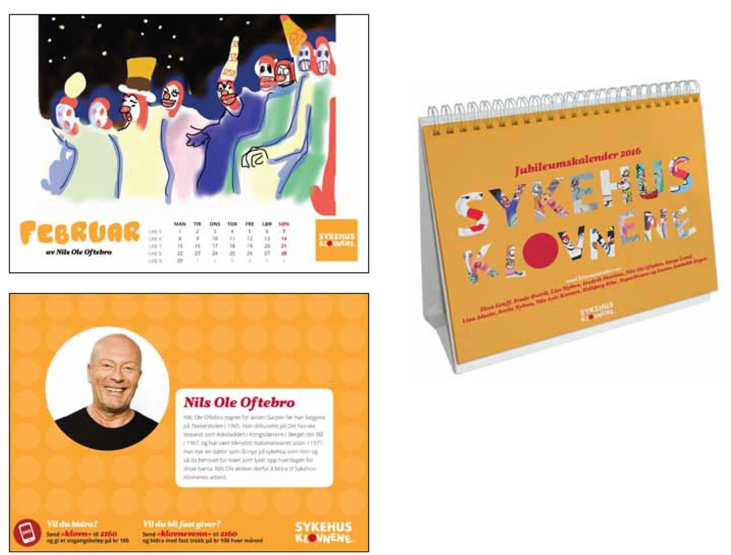 Hospital Clown calender.