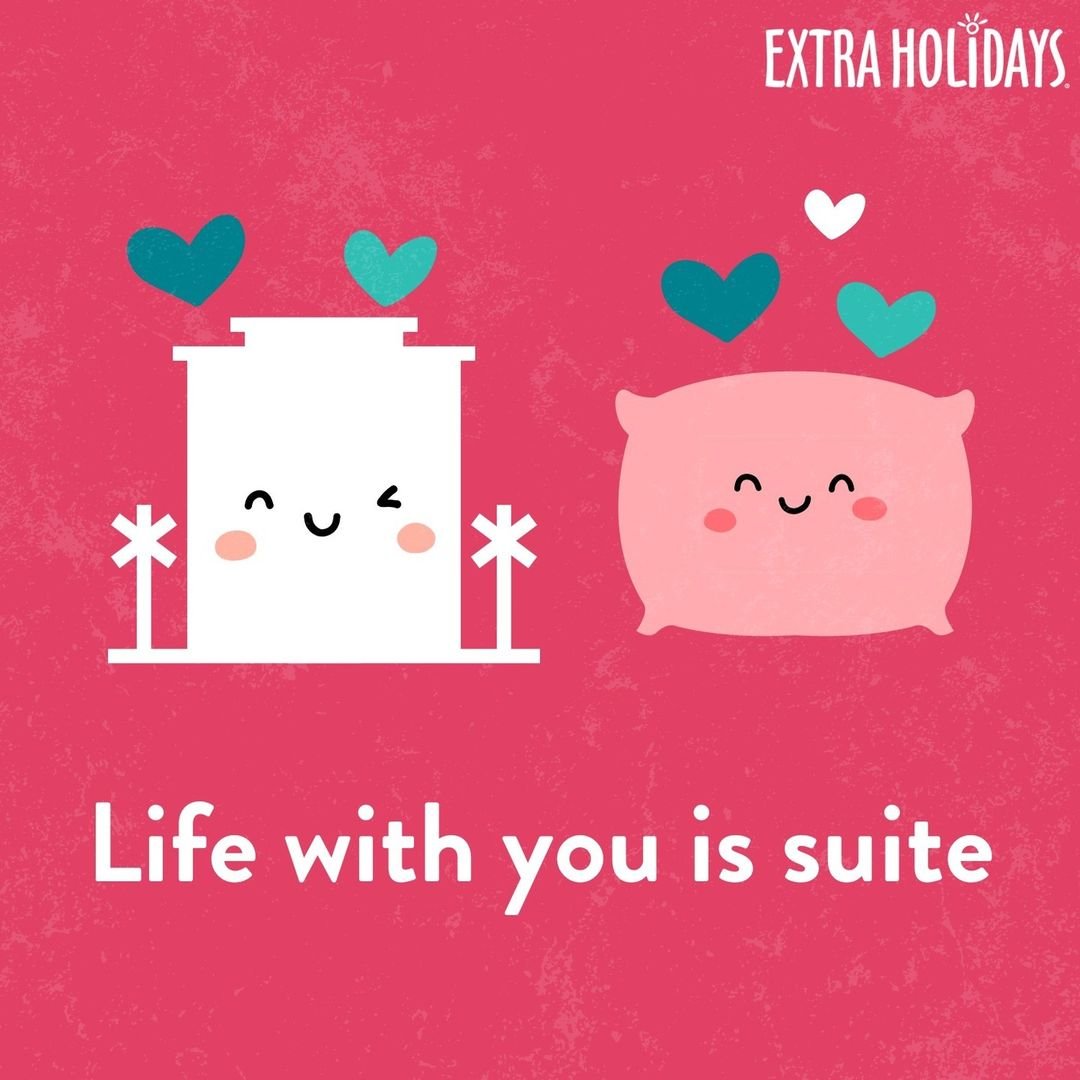 Branded punny Valentine's Day E-cards. Made in Canva.