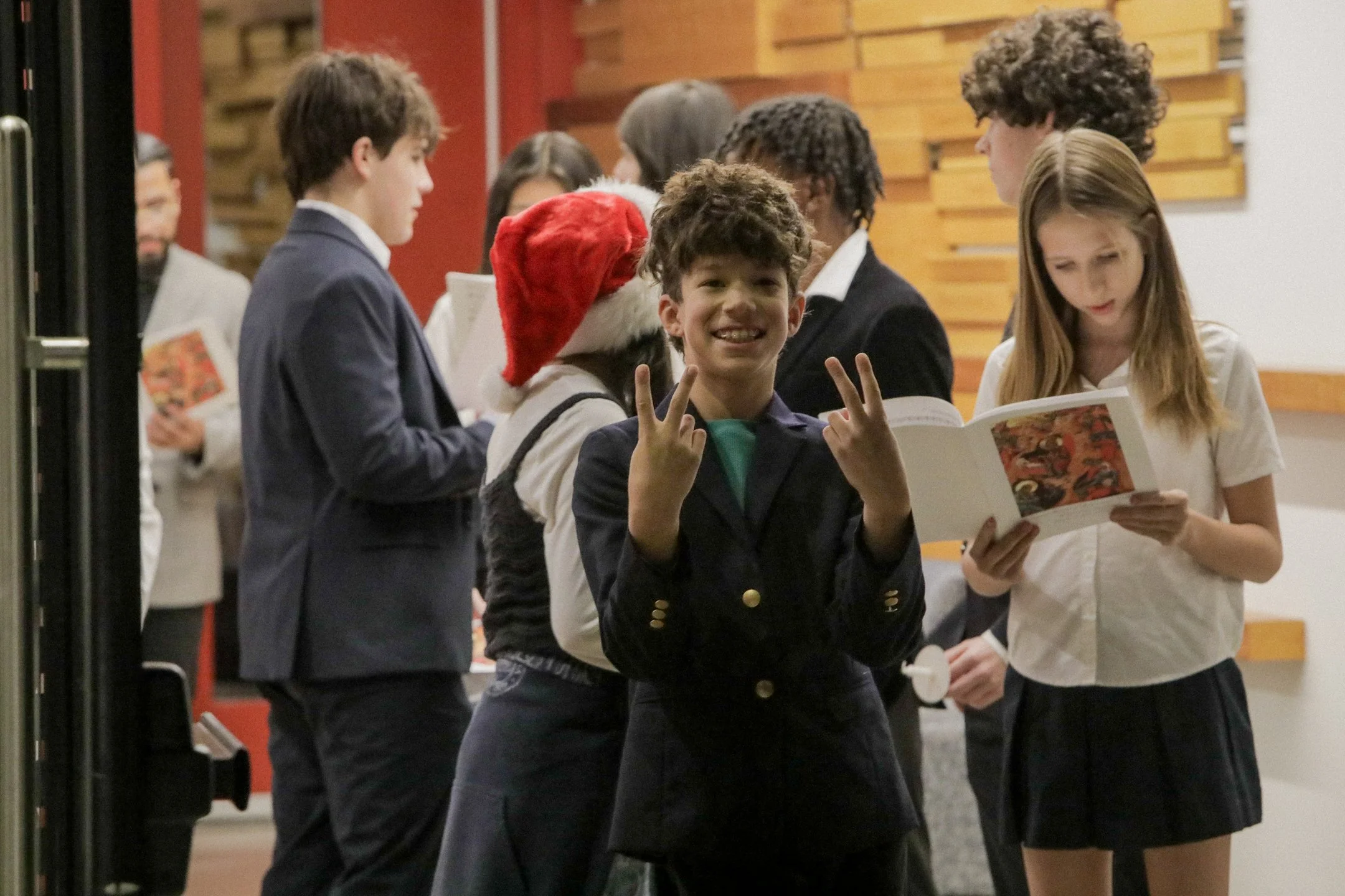 Lessons & Carols is one of our most cherished traditions here at SLA. At this evening service, we light candles, sing together in community, and hear readings to help us make room in our lives for joy to show up. Then, of course, we all break bre