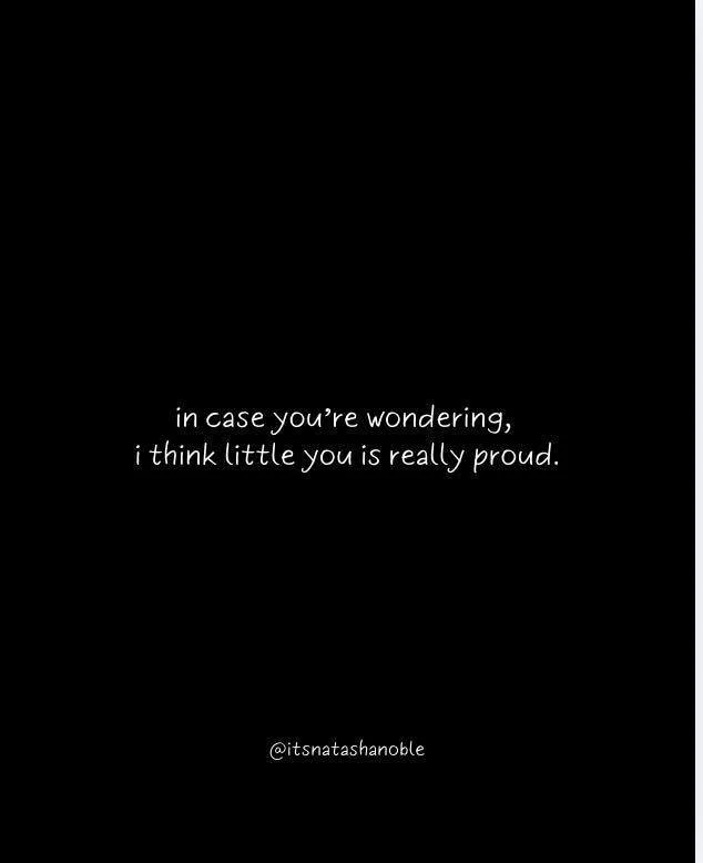 Sometimes we spend so much time chasing what&rsquo;s next that we forget to acknowledge how far we&rsquo;ve already come.
The version of you who once dreamed, hoped, and survived?
She sees you.
And she&rsquo;s proud&mdash;even on the days you don&rsq