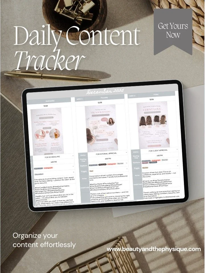 Consistency doesn&rsquo;t come from motivation &mdash; it comes from systems.

My Daily Content Tracker helps you organize what you post, track what&rsquo;s scheduled, and stay on top of your content without feeling scattered or behind. No guessing