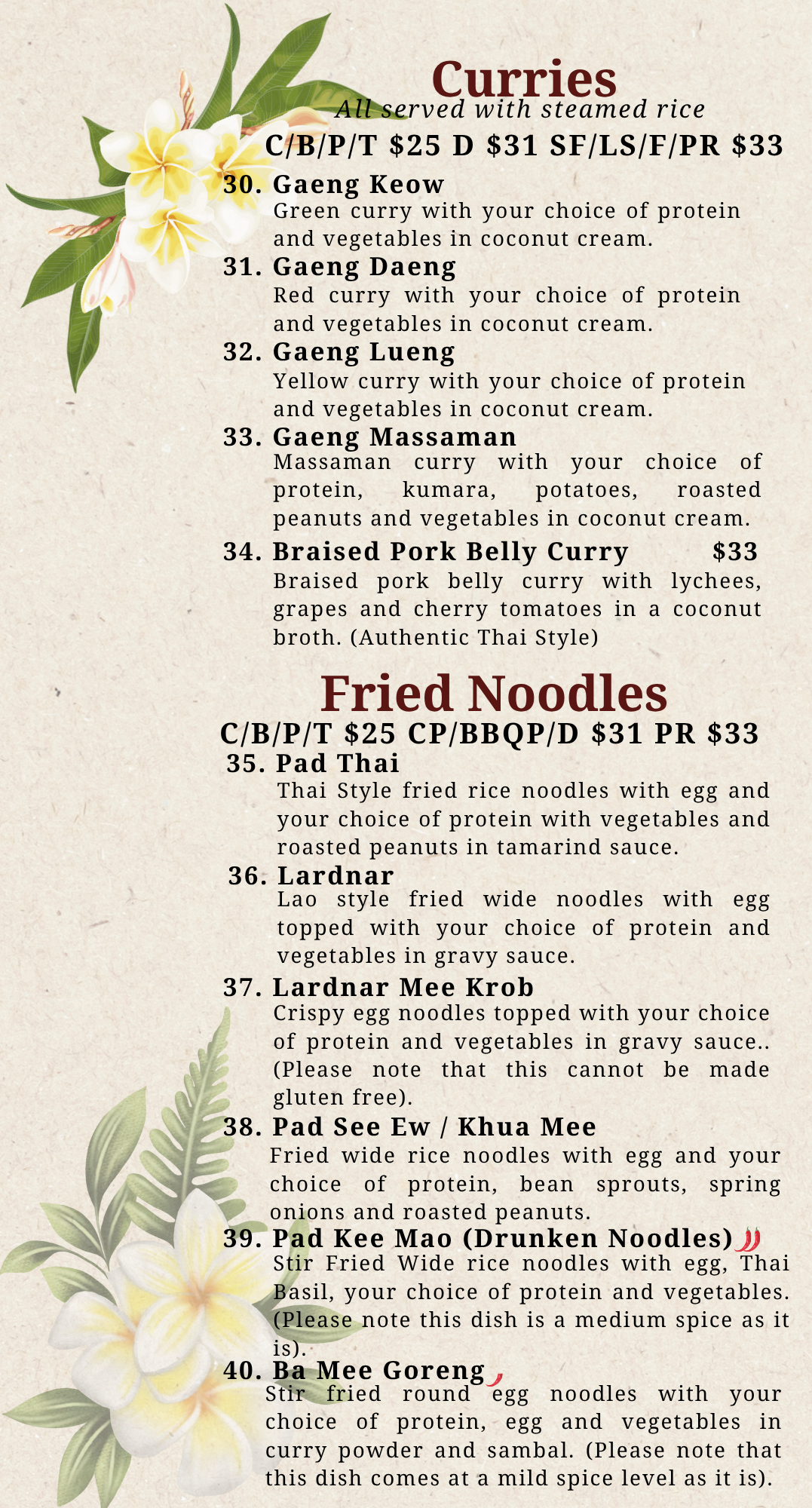 Eat — Sabaidee Pah Khao Lao Restaurant & Takeaway