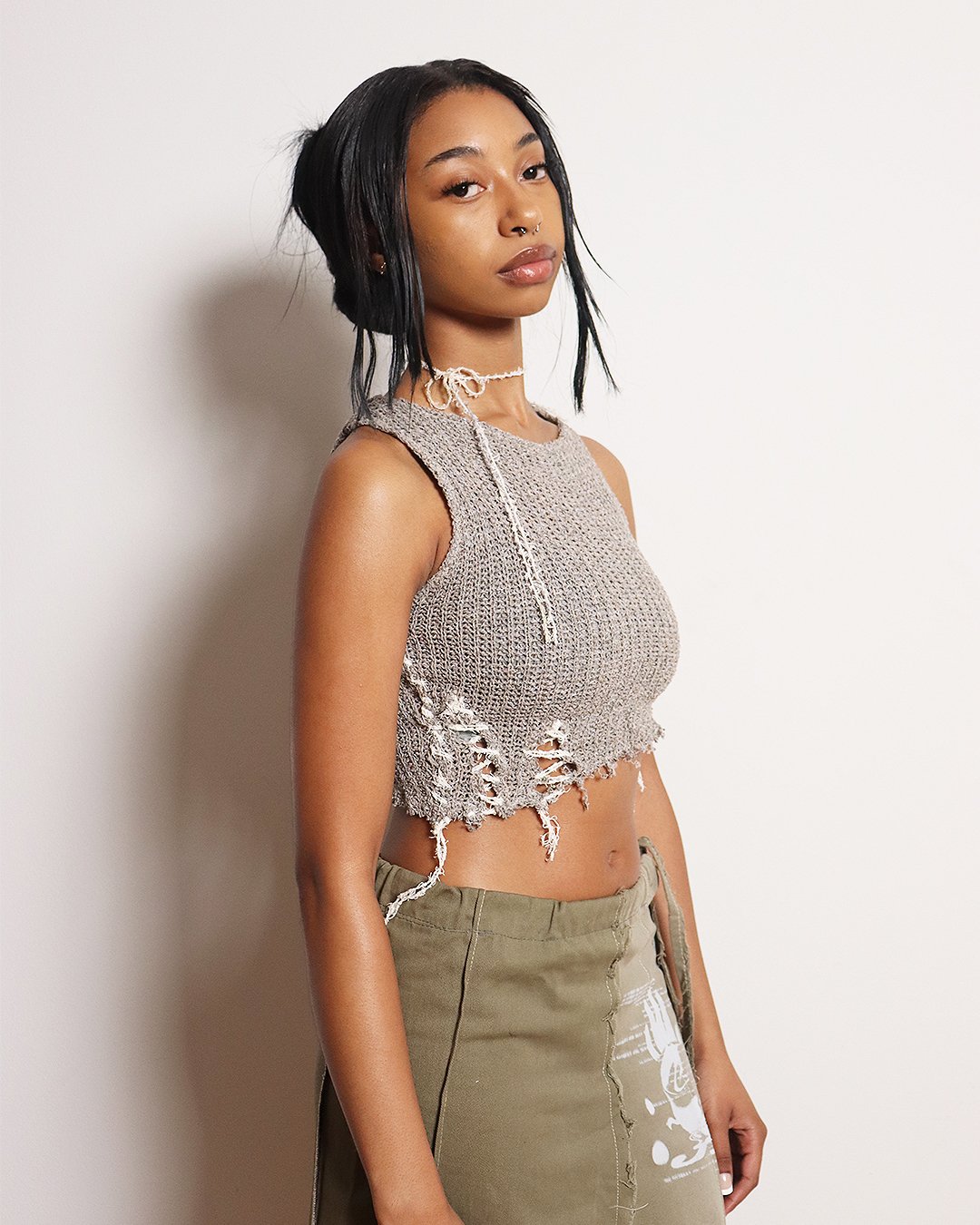 Asymmetrical Knit Tank (1-of-1, of each color)