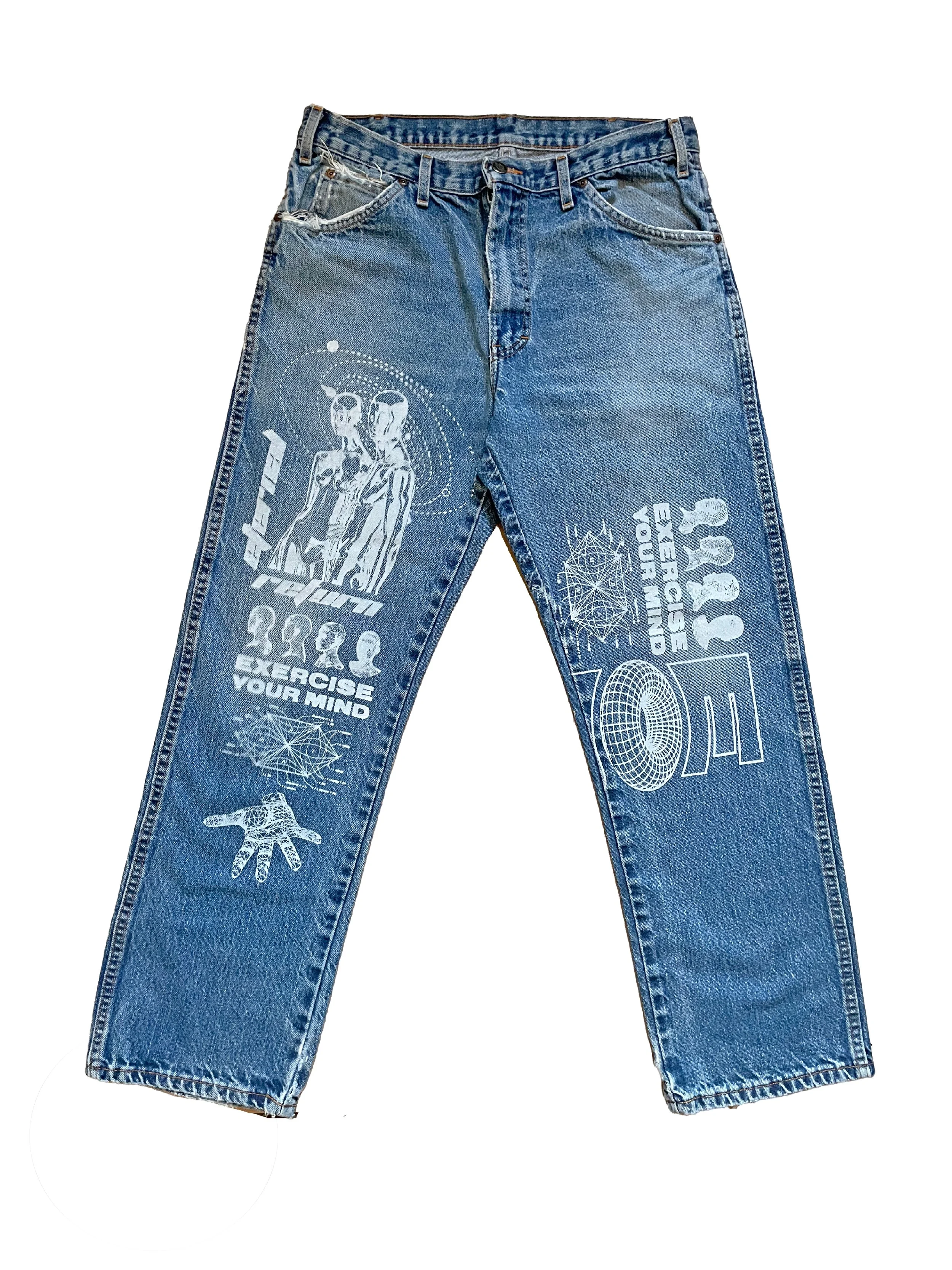 Eternal Love blue jeans