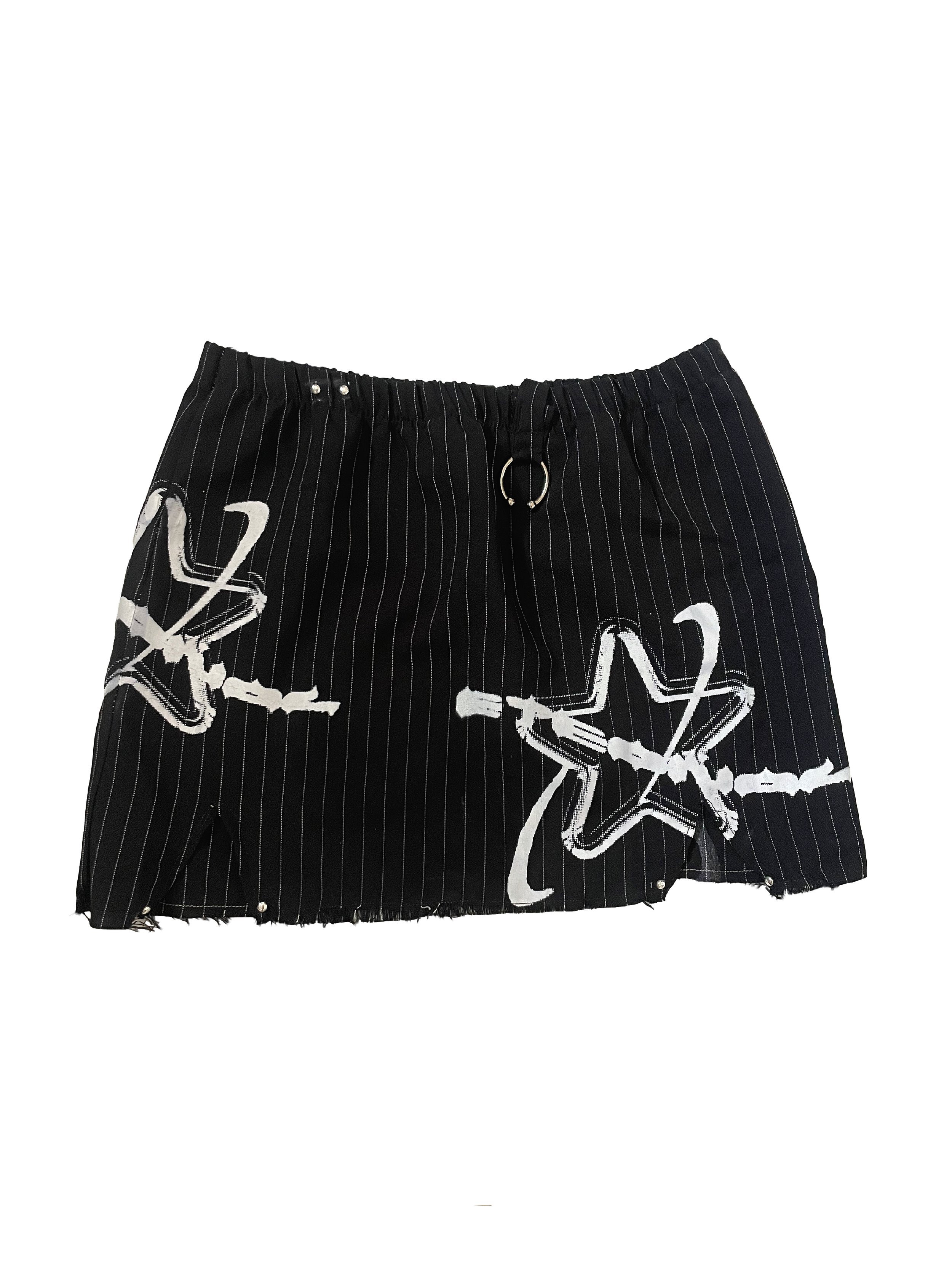 Pinstripe Mini Skirt