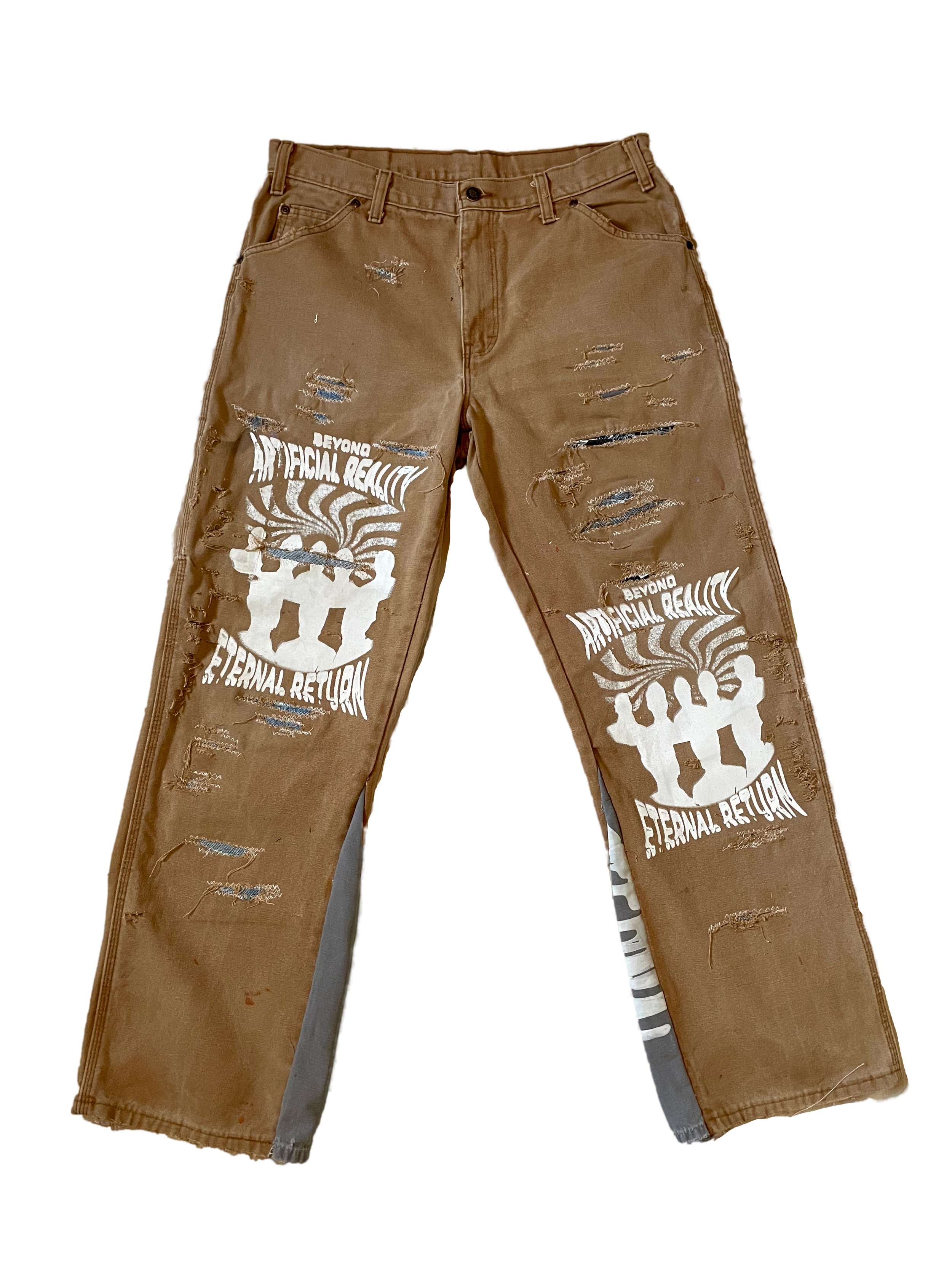 Flared Work Pants