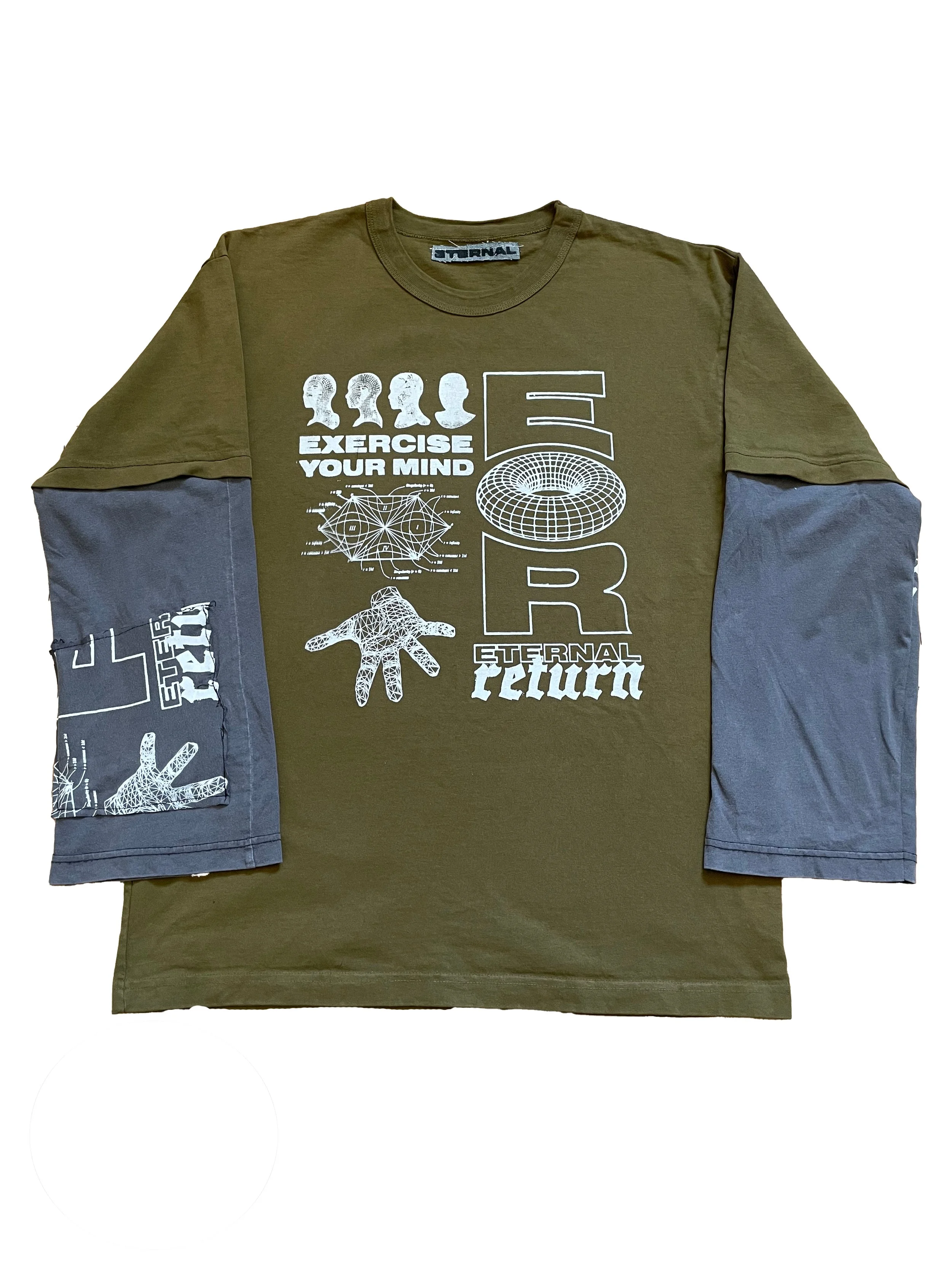 Exercise Your Mind wide sleeve shirt