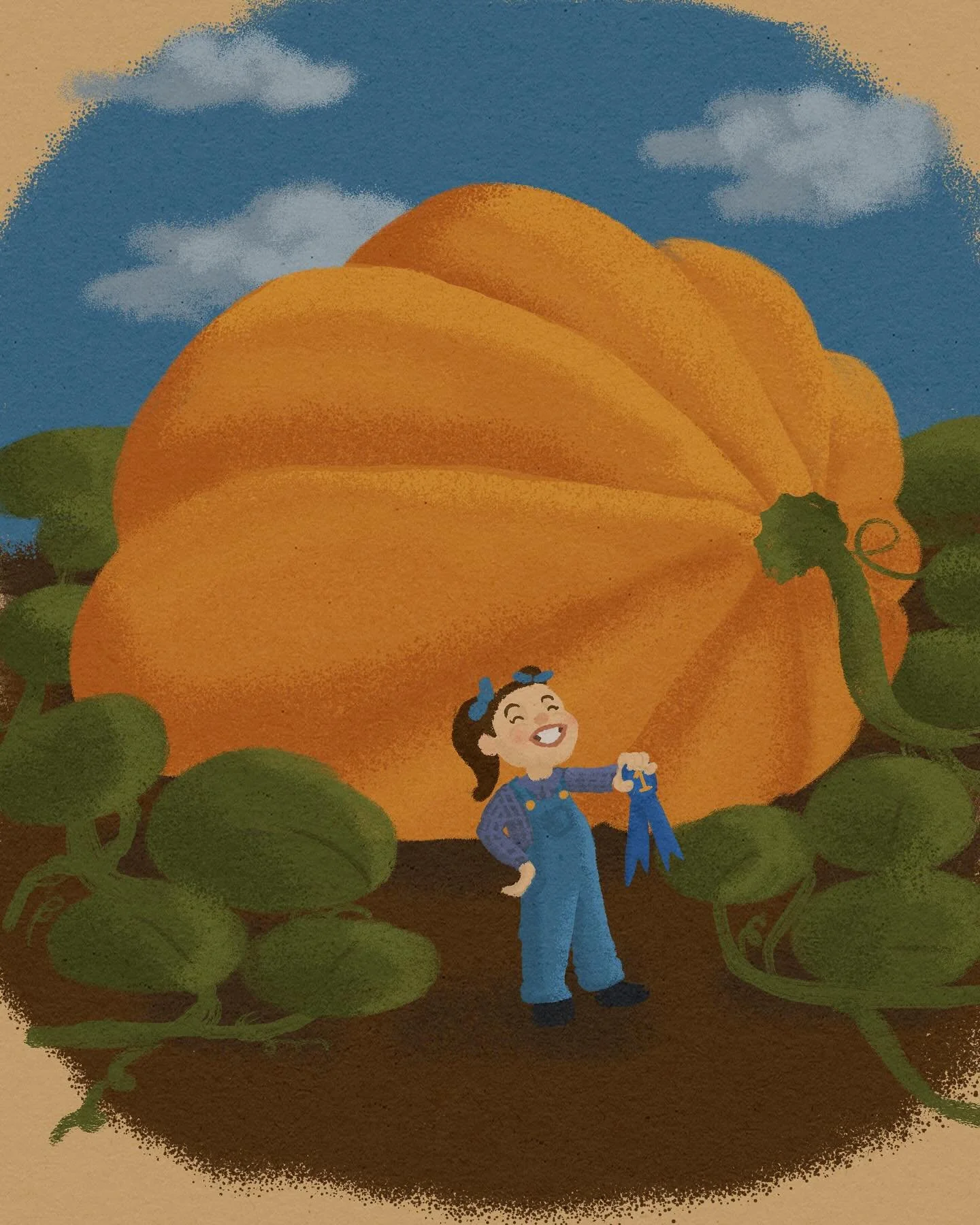 day 28: pumpkin 

.
.
.#frightfall #retrosupply #frightfall2025 @retrosupply #procreate #pumpkin