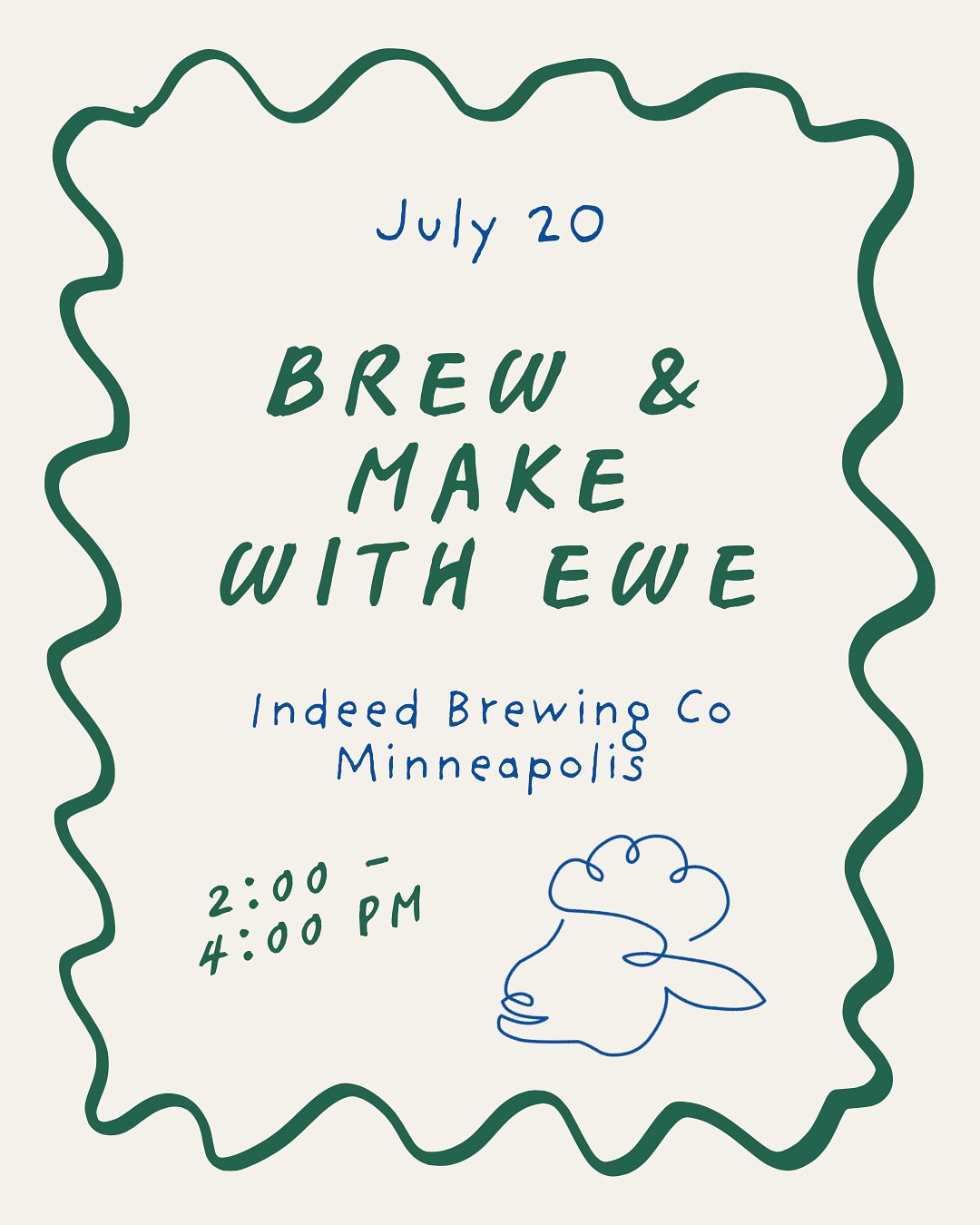Brew and make with ewe!