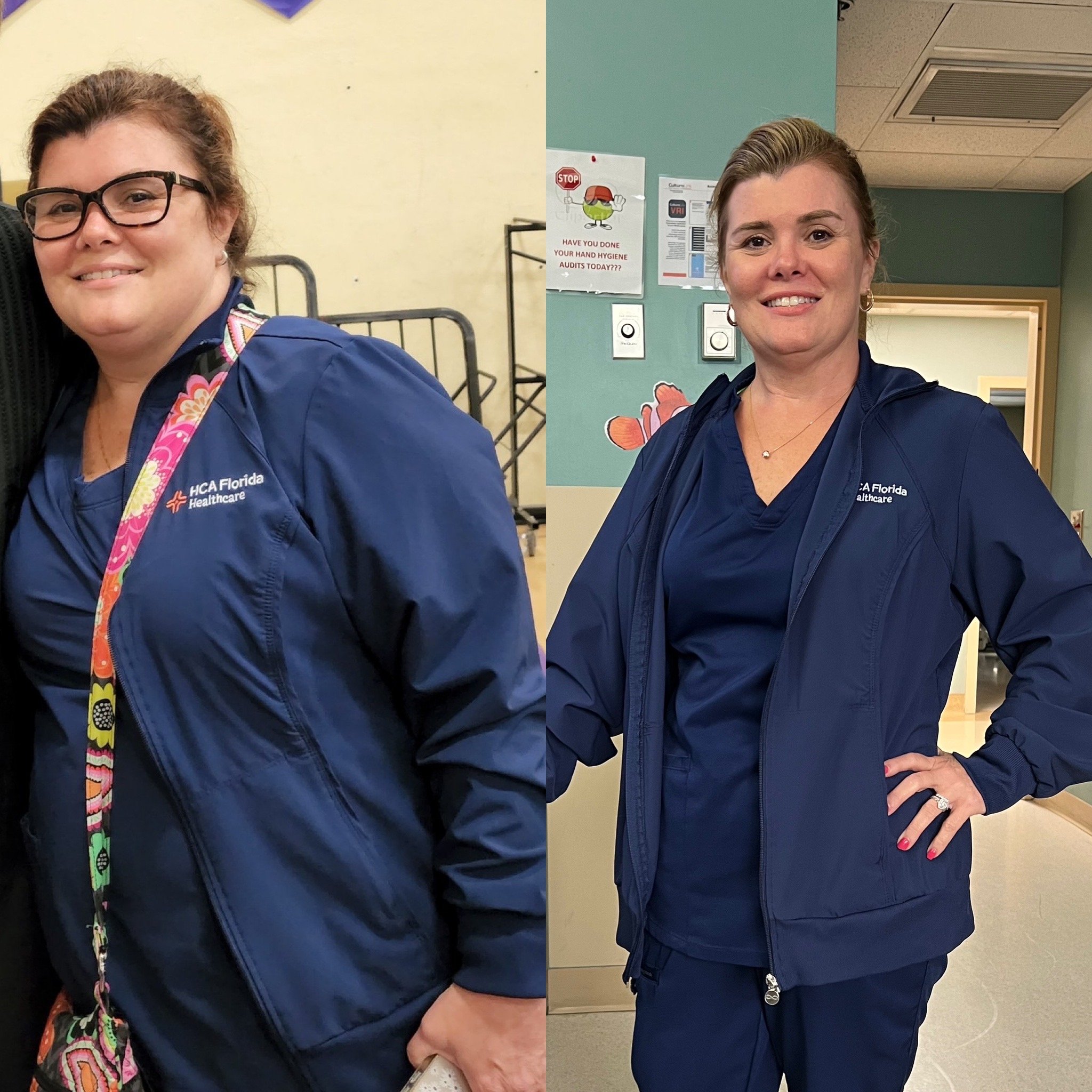 80 pounds down in less than a year!