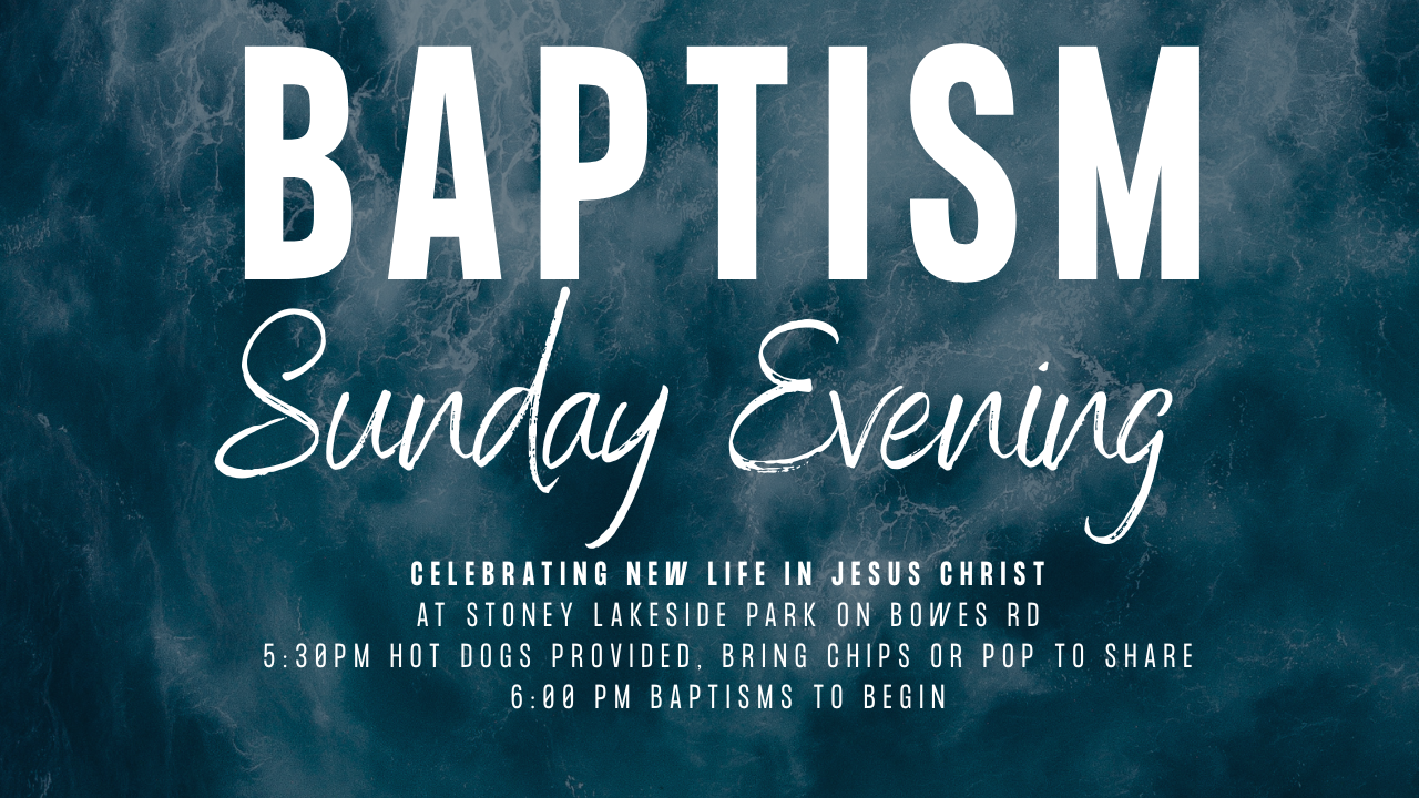 Baptism Sunday