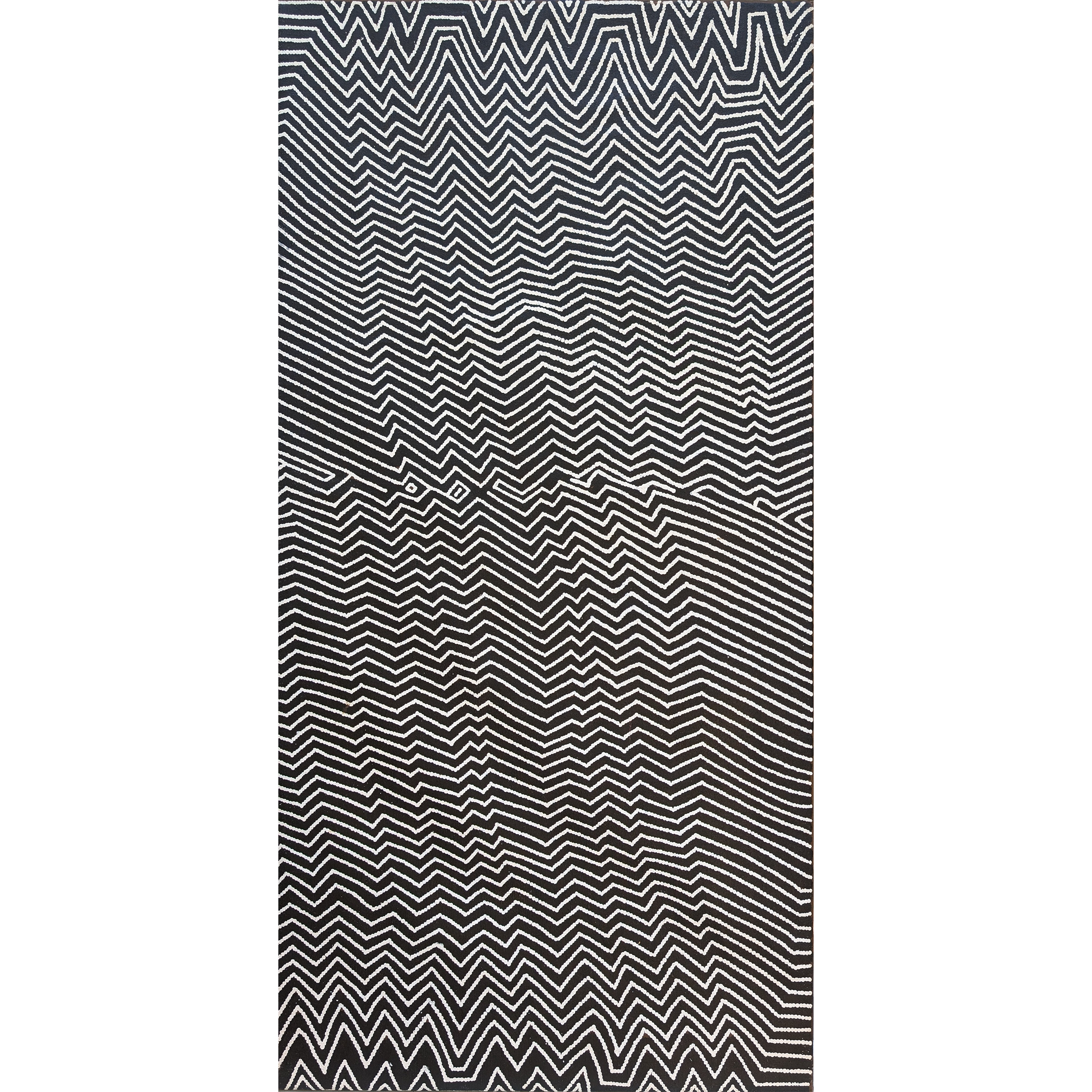 Artist: Roslyn Dixon | Title: Root system-rivers and creek bed | Year: 2004 | Medium: synthetic polymer paint on canvas | Dimensions: 60 x 121cm