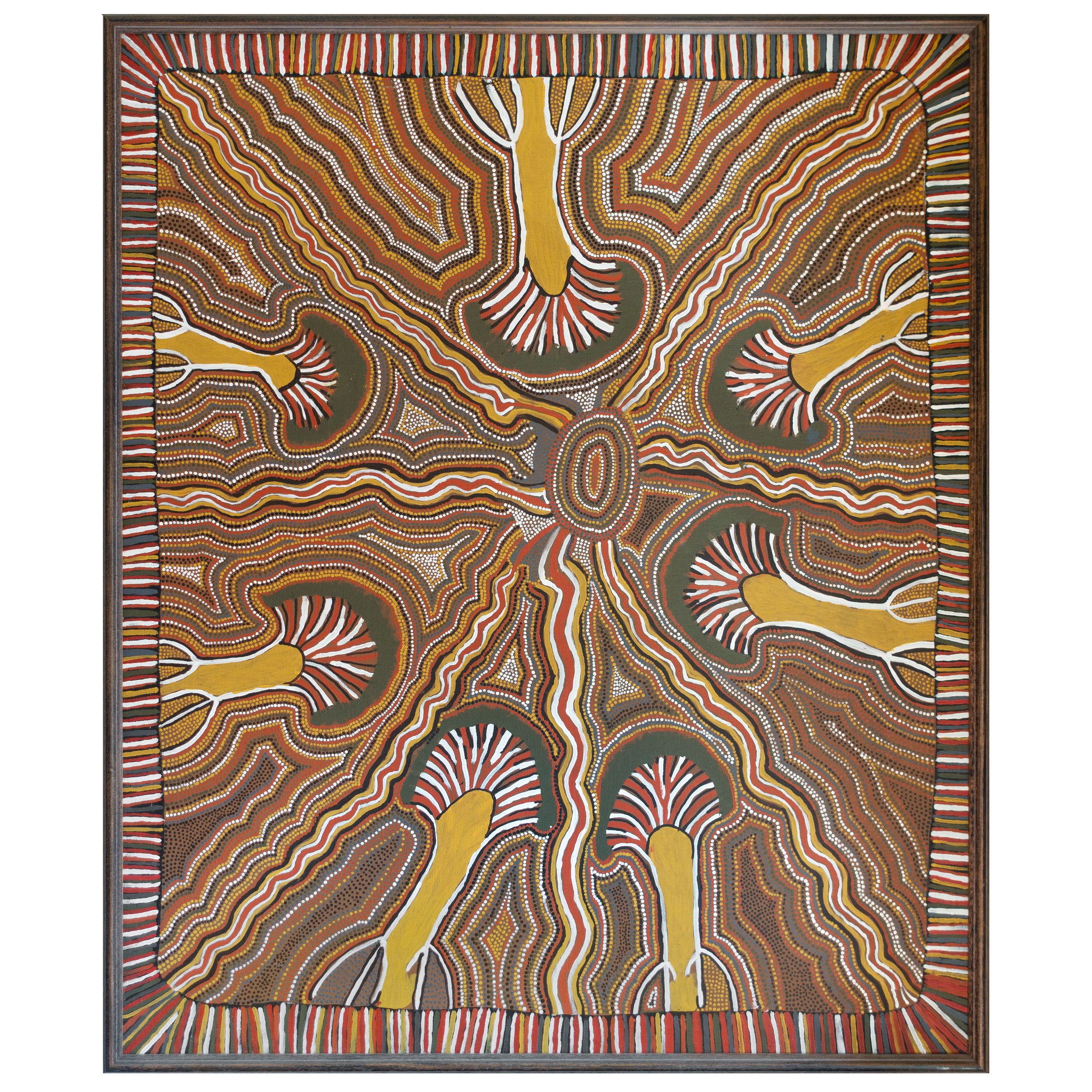 Lot 10
Ada Bird Petyarre (c. 1920 - 2009)
Endunga Dreaming, 1990
synthetic polymer on canvas
97 x 118 cm
Est. A$
