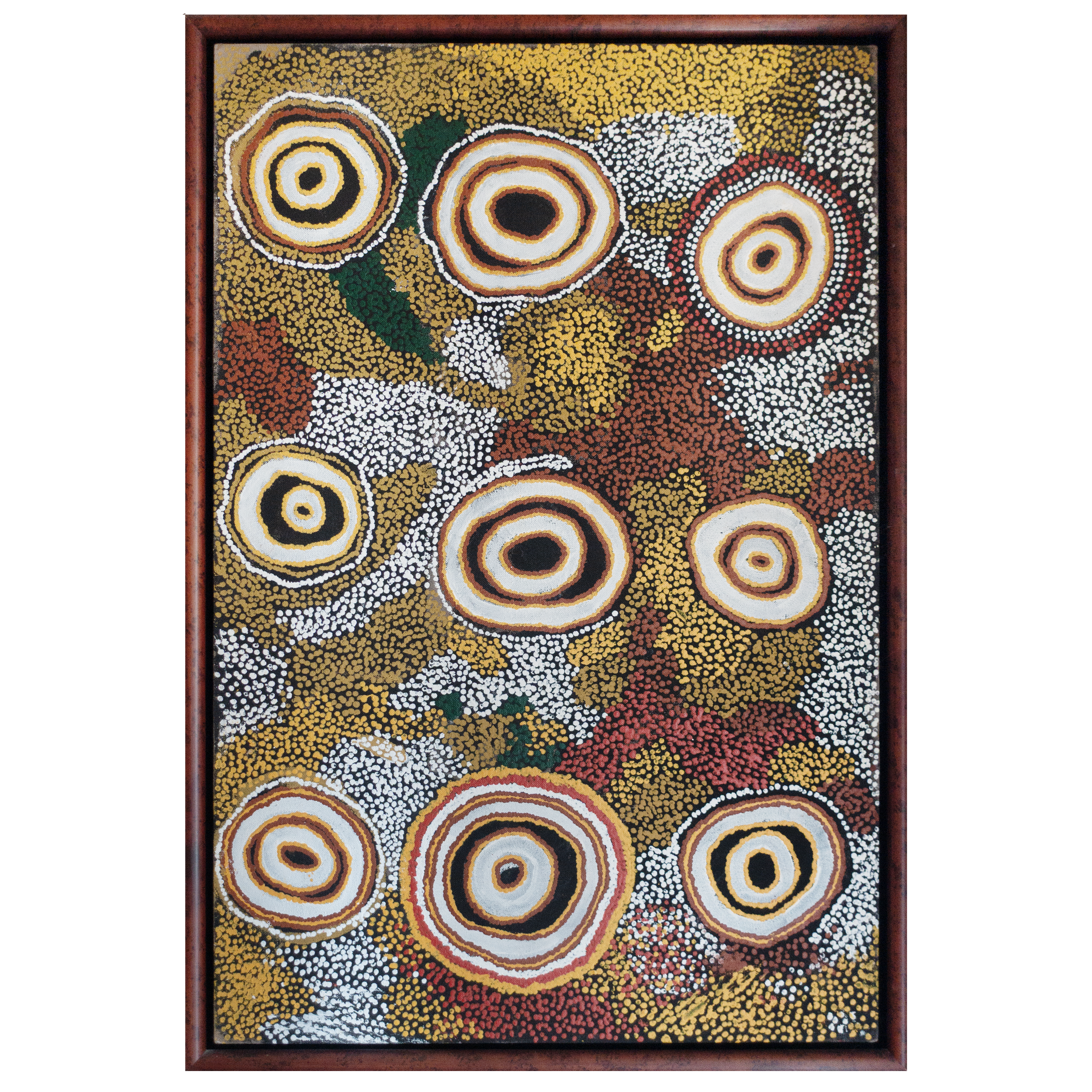 Lot 39
Nowee Nangala (1971-)
Artist Country - Nyilla (Jupiter Well), 1992
synthetic polymer on canvas
75 x 50 cm
Est. A$