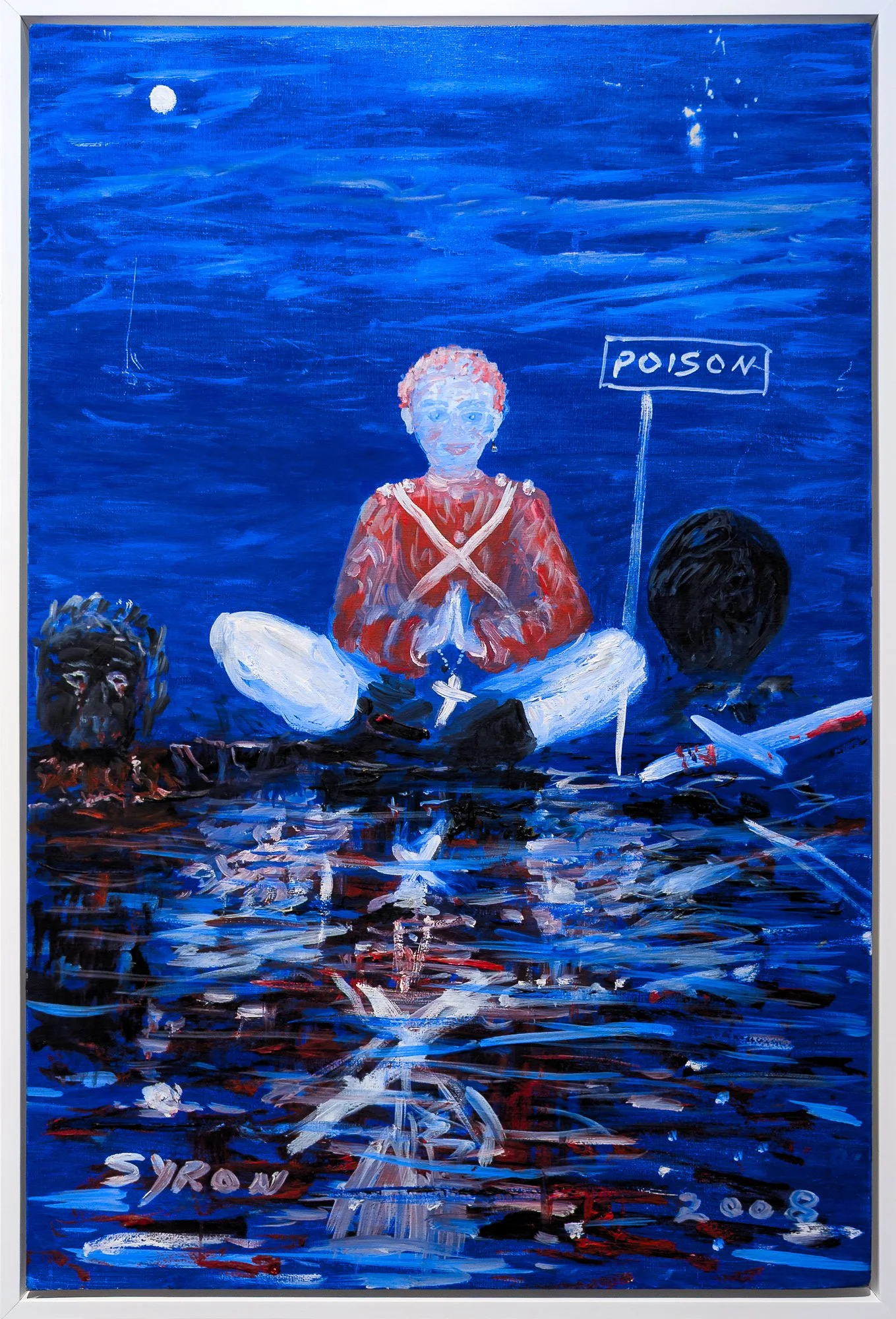 Artist: Gordon Syron |Title: Head Poisoner |Year: 2008 |Medium: oil on canvas |Dimensions: 76 x 51 cm; 79.5 x 54 cm frame