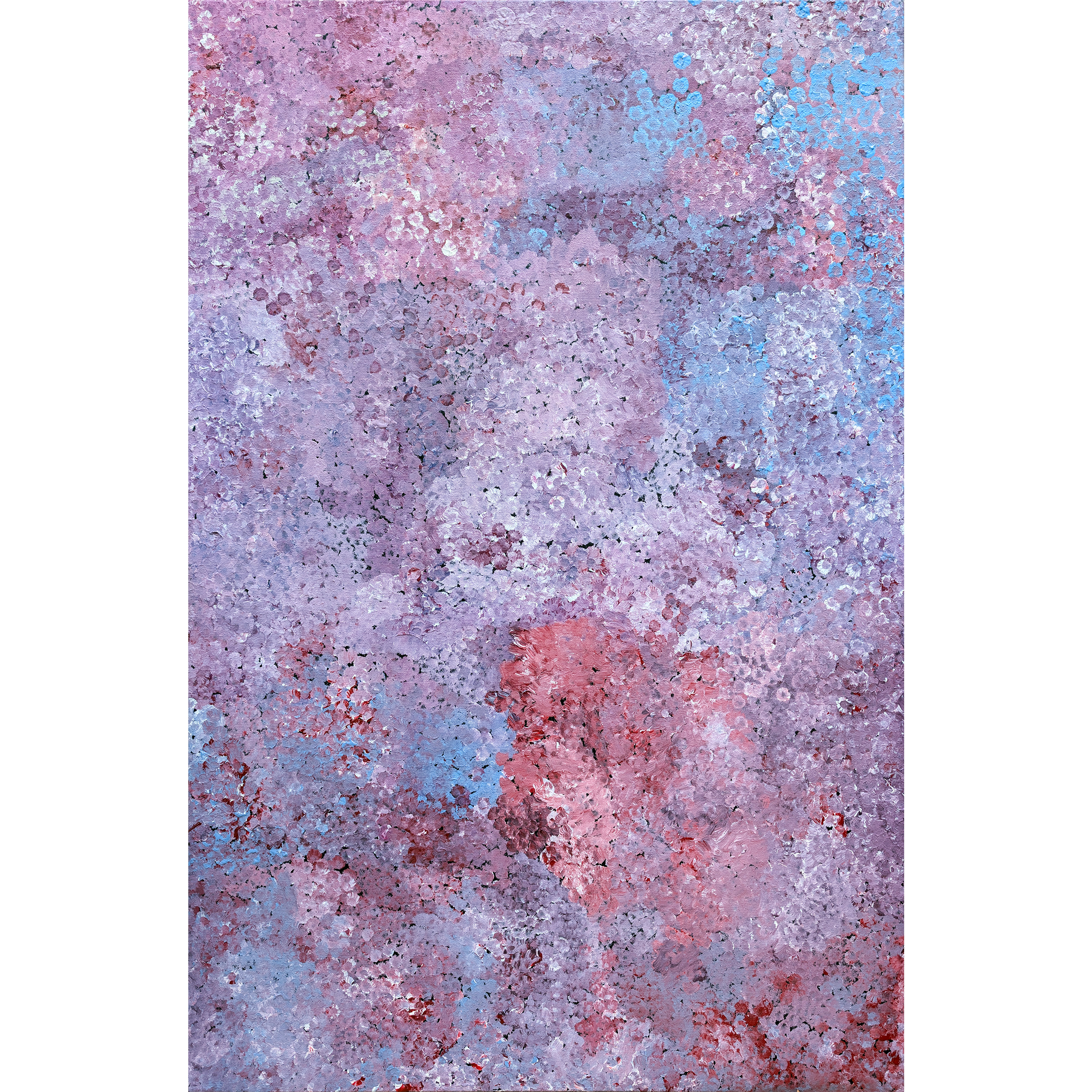Artist: Poly Ngale | Title: Bush Plum | Year: 2002 | Medium: acrylic on linen | Dimensions: 122 x 183 cm