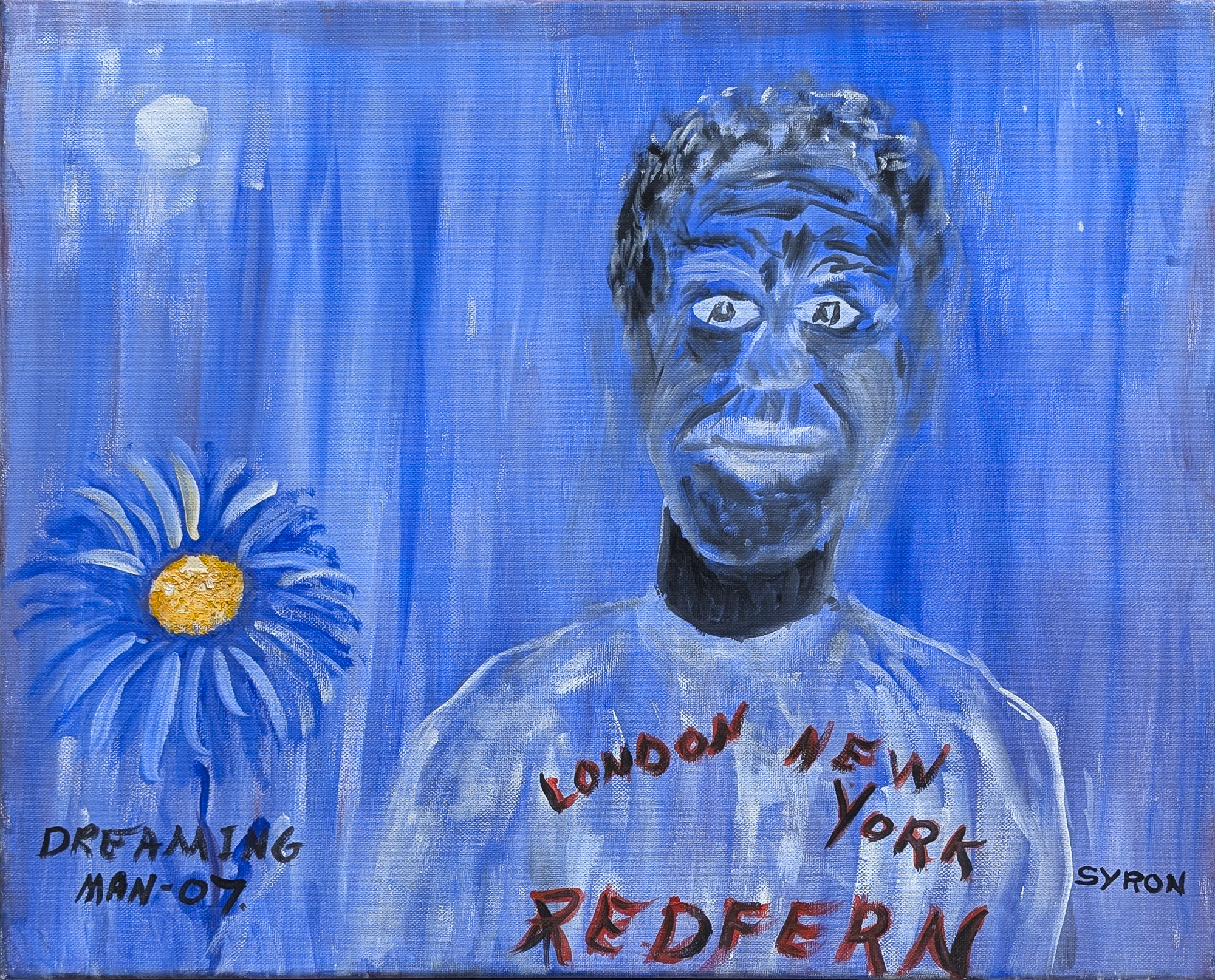 Artist: Gordon Syron |Title: The Dreaming Man |Year: 2007 |Medium: oil on canvas |Dimensions: 40 x 50 cm