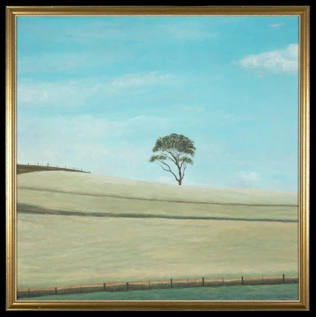 Artist: Gordon Syron |Title: Solitary Tree |Year: c. early 1980s |Medium: oil on canvas |Dimensions: 102 x 101.8 cm