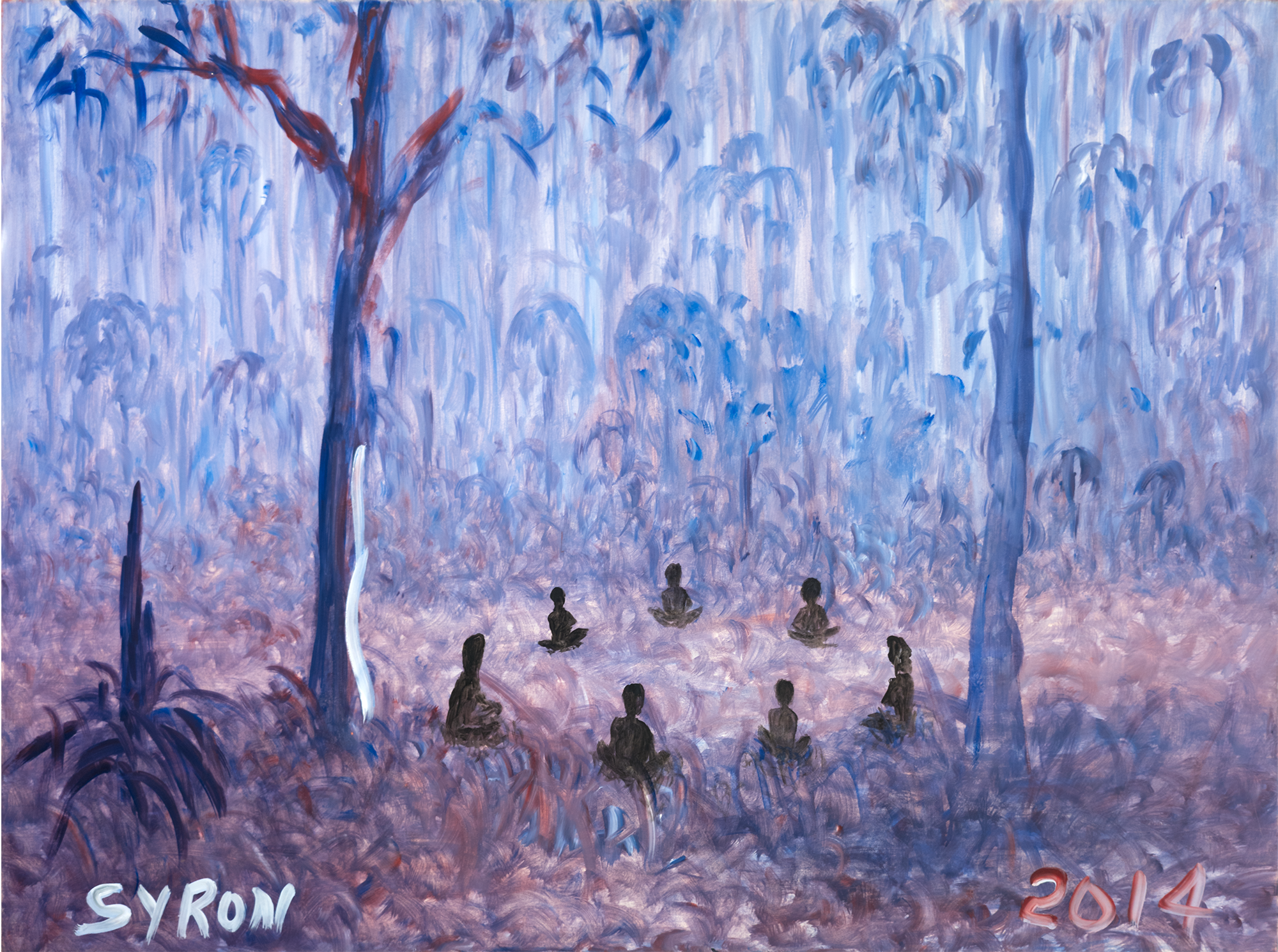 Artist: Gordon Syron |Title: The Women’s Circle |Year: 2014 |Medium: oil on canvas |Dimensions: 91 x 122 cm