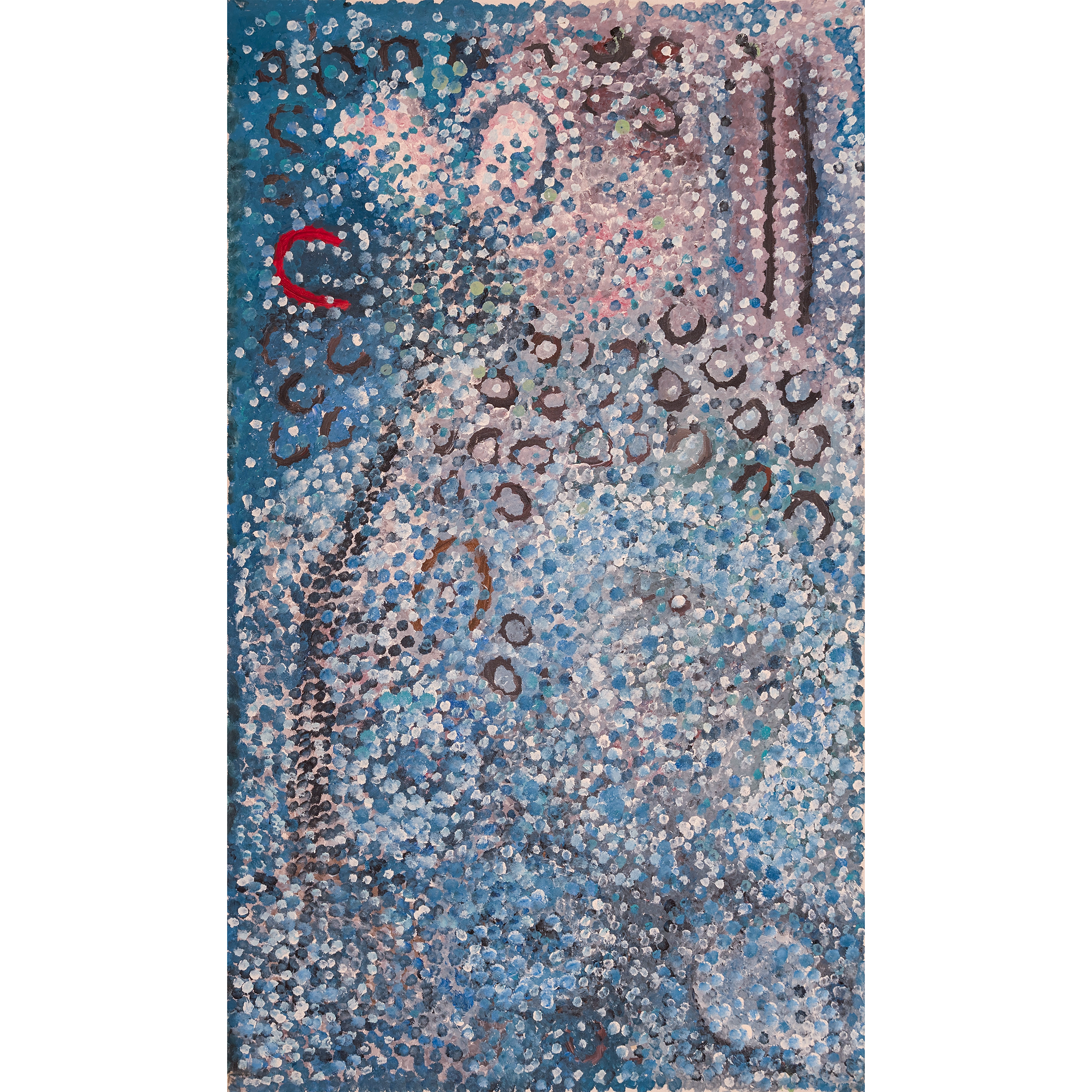 Artist: Freddie Purla | Title: My Mother's Country | Year: | Medium: Synthetic polymer paint on canvas | Dimensions: 138 x 81 cm