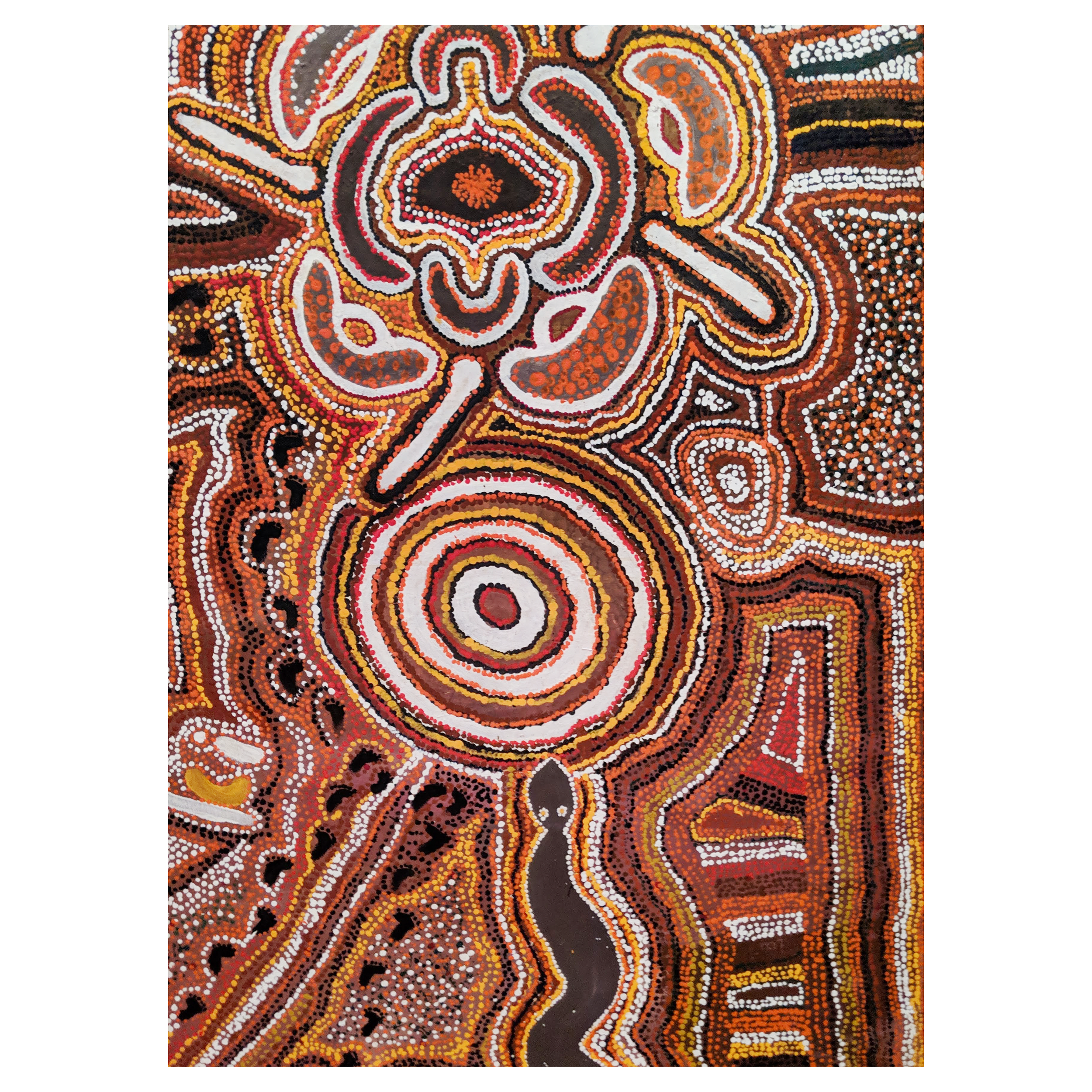 Lot 40
Elizabeth Nyumi Nungurrayi (c.1947 - 2019)
Nunkumpa Near Kiwirrkura, 1995
synthetic polymer on canvas
120 x 80 cm
Est. A$