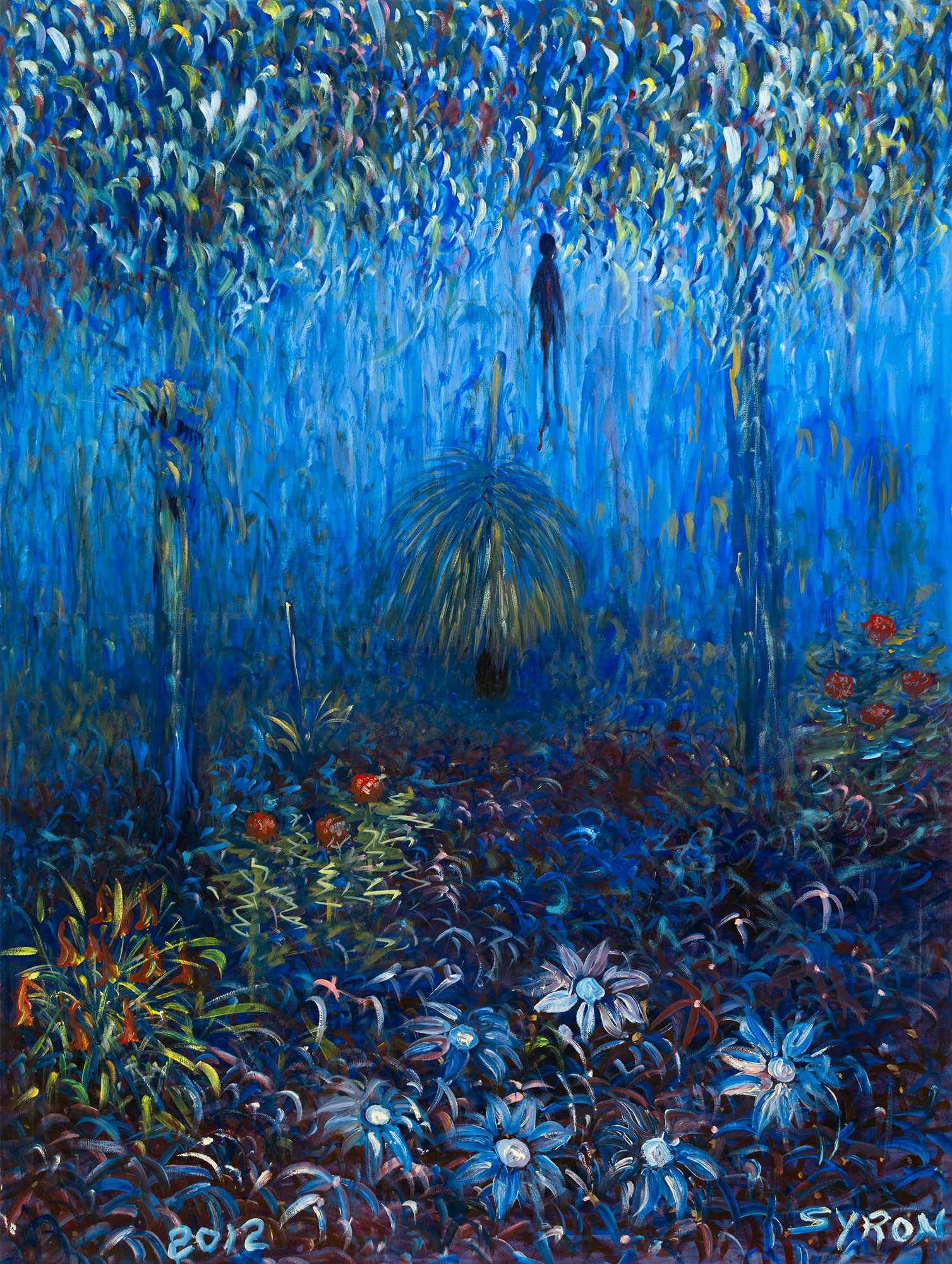 Artist: Gordon Syron |Title: Hanging Gums |Year: 2012 |Medium: oil on canvas |Dimensions: 120 x 90 cm