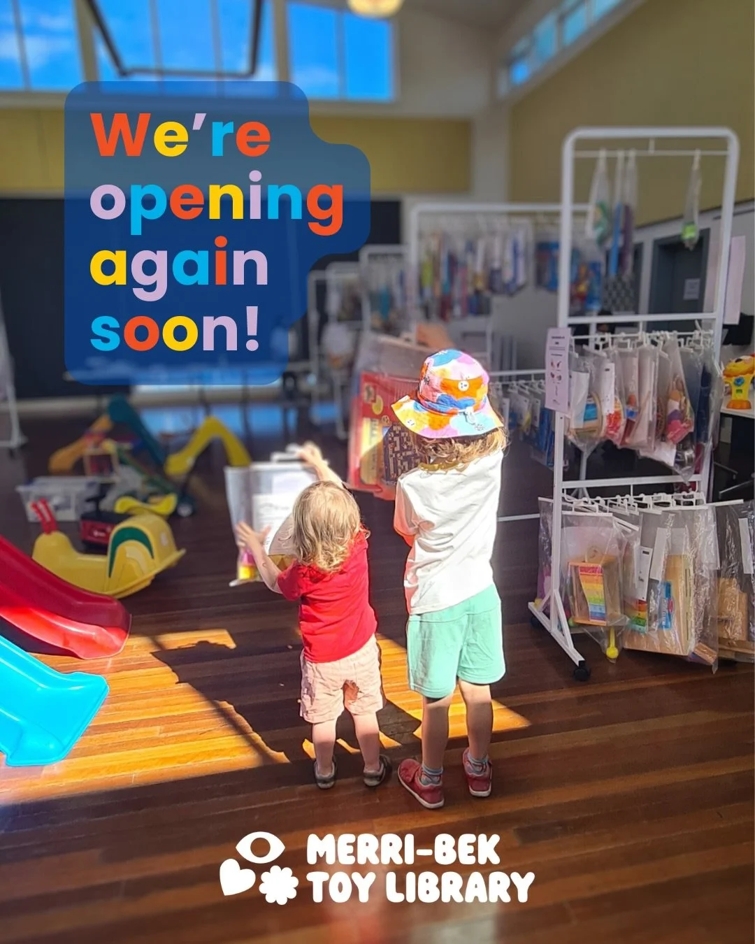 We&rsquo;re back soon! 💛

The shelves will be ready, the toys are waiting, and we can&rsquo;t wait to see you and your little ones exploring, imagining, and playing again.

First sessions back for 2026:
✨ Mon 12 Jan &ndash; Pascoe Vale
✨ Fri 16 Jan 